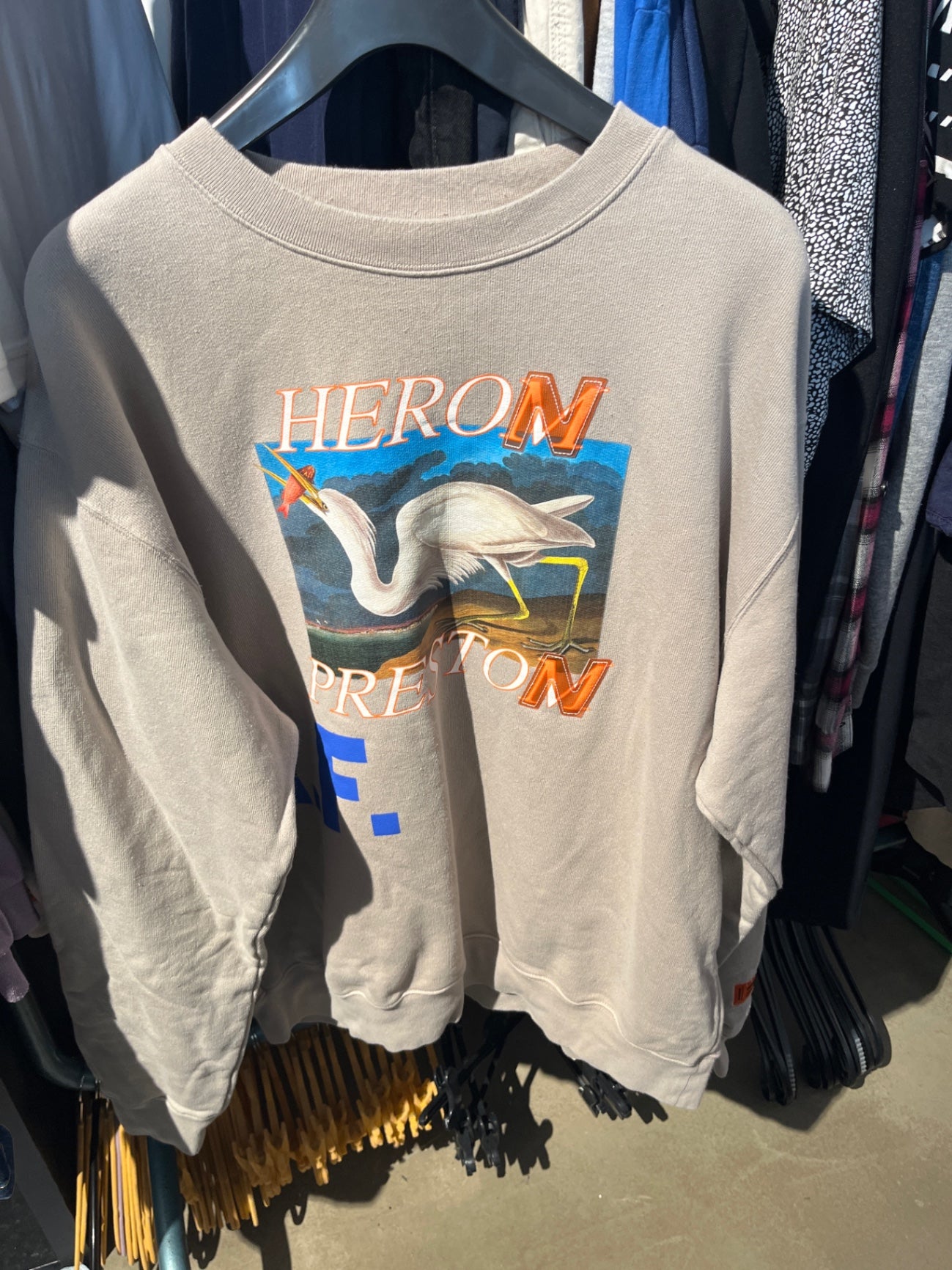 Heron Preston Sweatshirt Beige Gr.: L