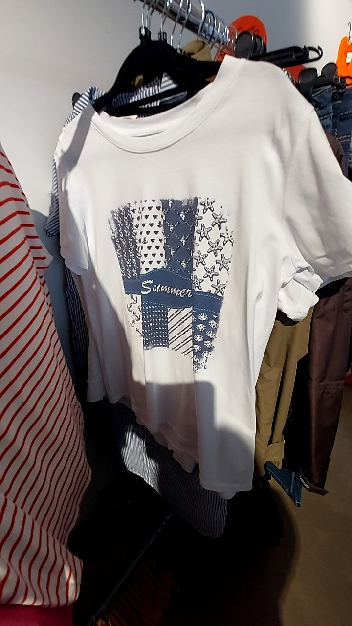 T-Shirt Weiß Gr.: M