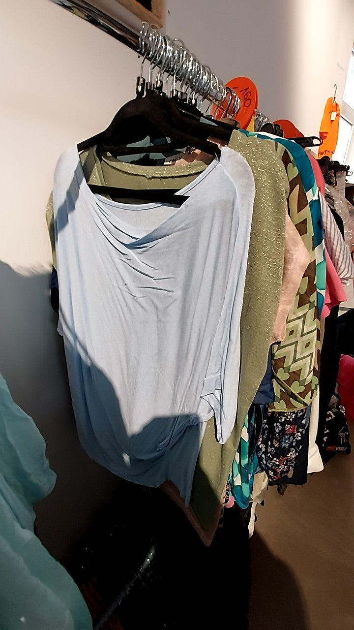 T-Shirt Hellblau Gr.: S/M