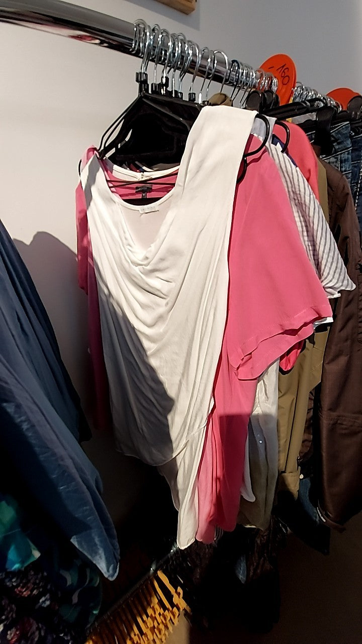 Made in Italy Bluse Weiß Gr.: M