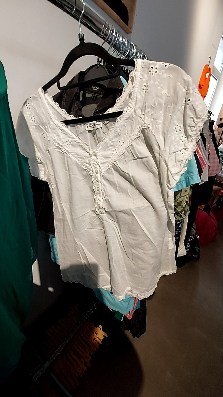Tom Tailor T-Shirt Weiß Gr.: 38