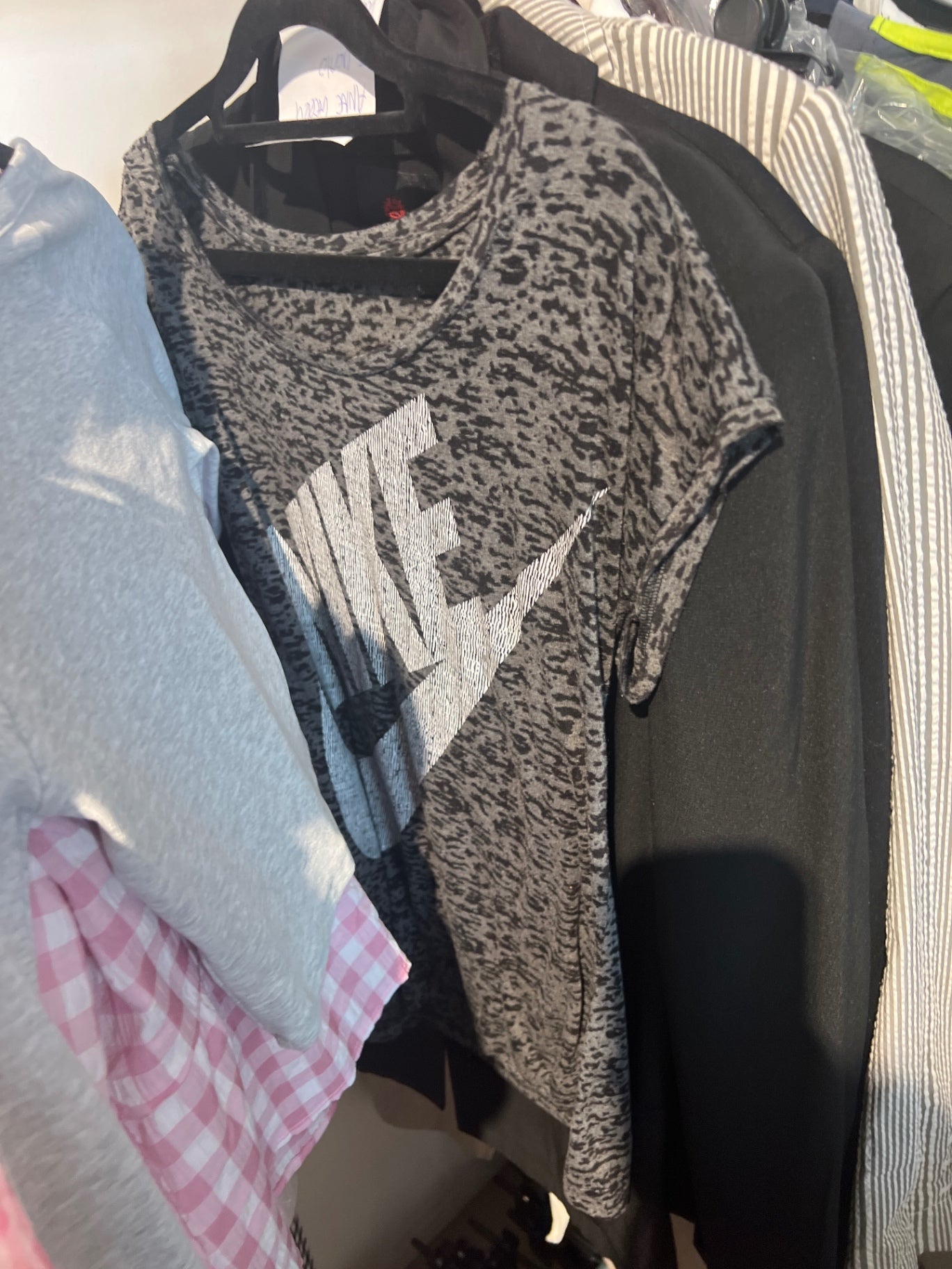 Nike T-Shirt Grau Gr.: M