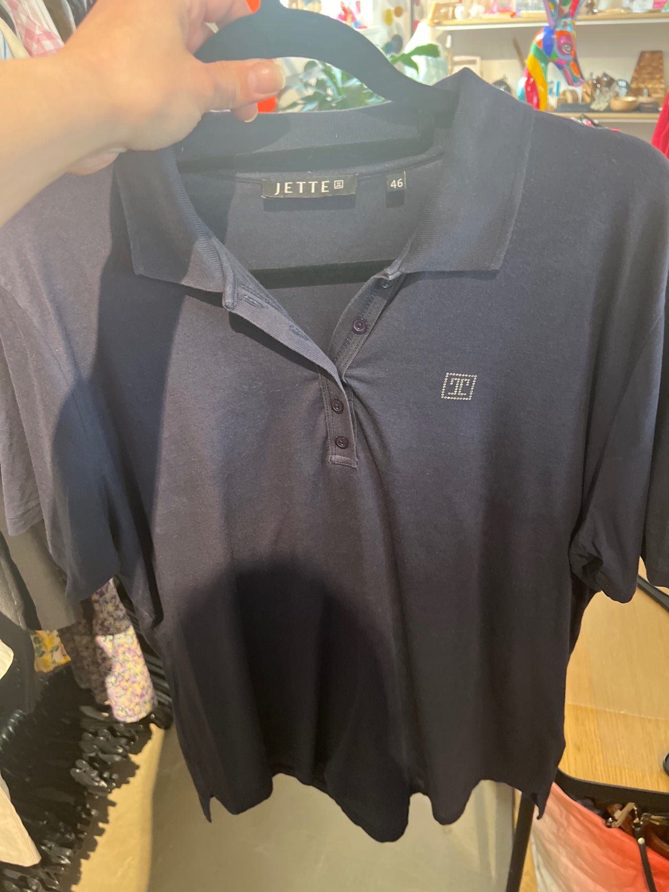 JETTE Poloshirt Dunkelblau Gr.: 45