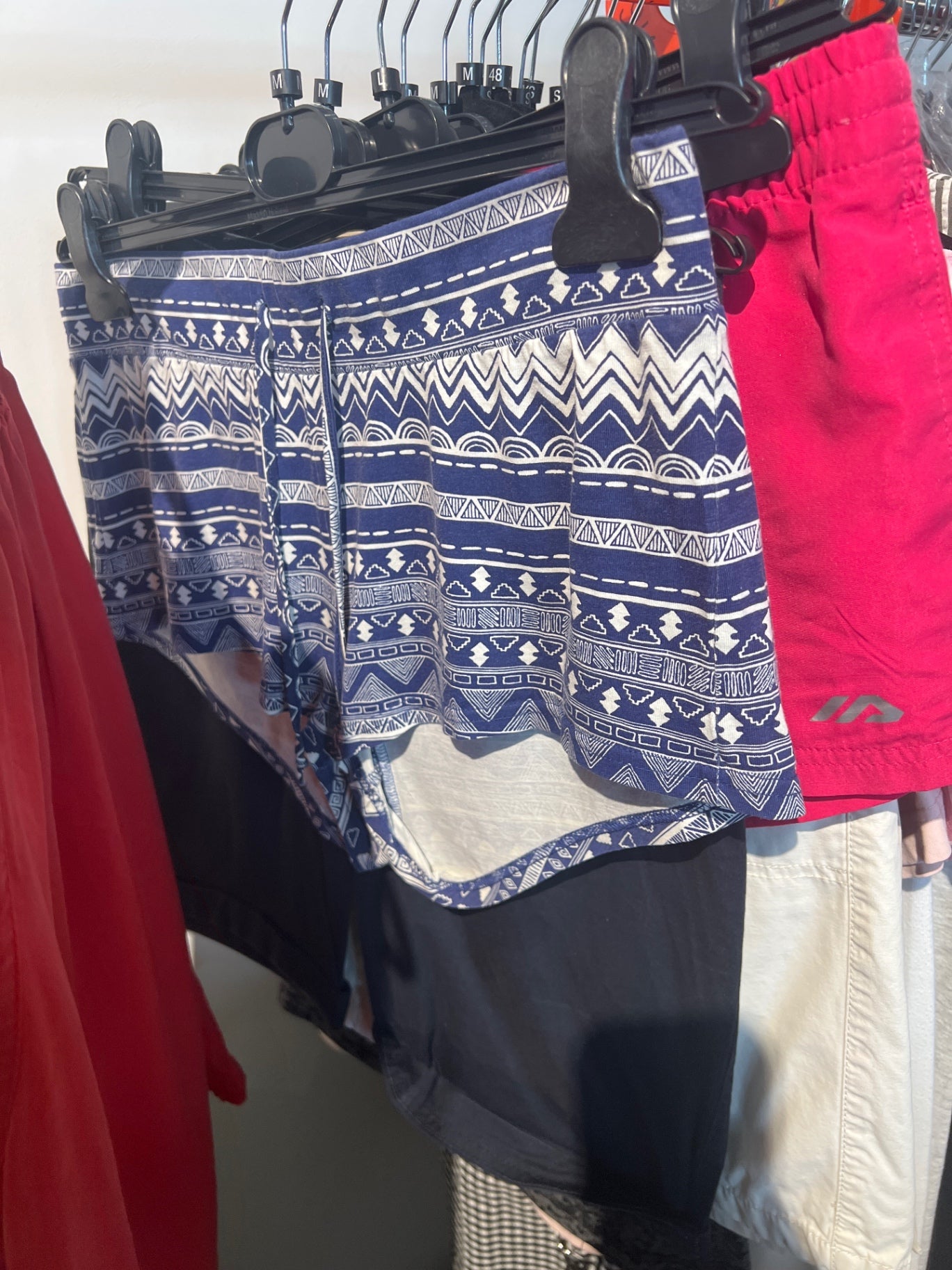 H&M Shorts Blau, Weiß Gr.: M