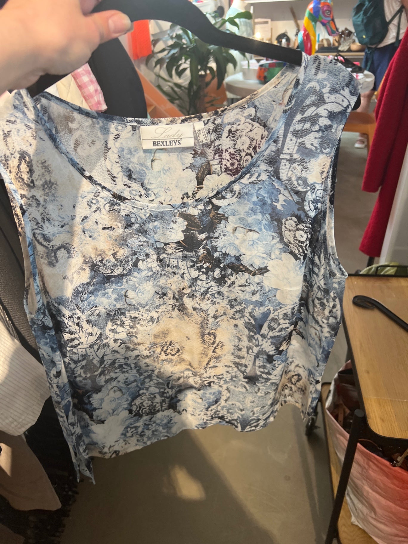 Bexleys Bluse Blau Gr.: XXL