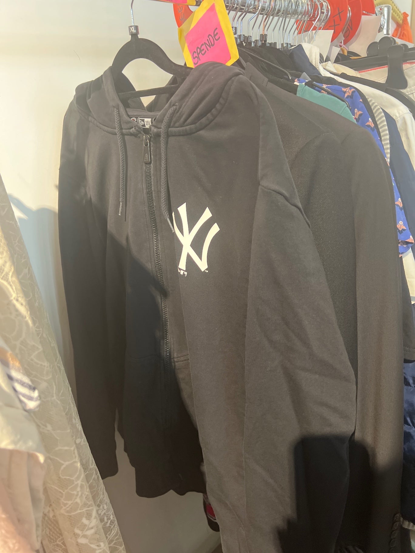 New York Yankees Hoodie Schwarz Gr.: XL