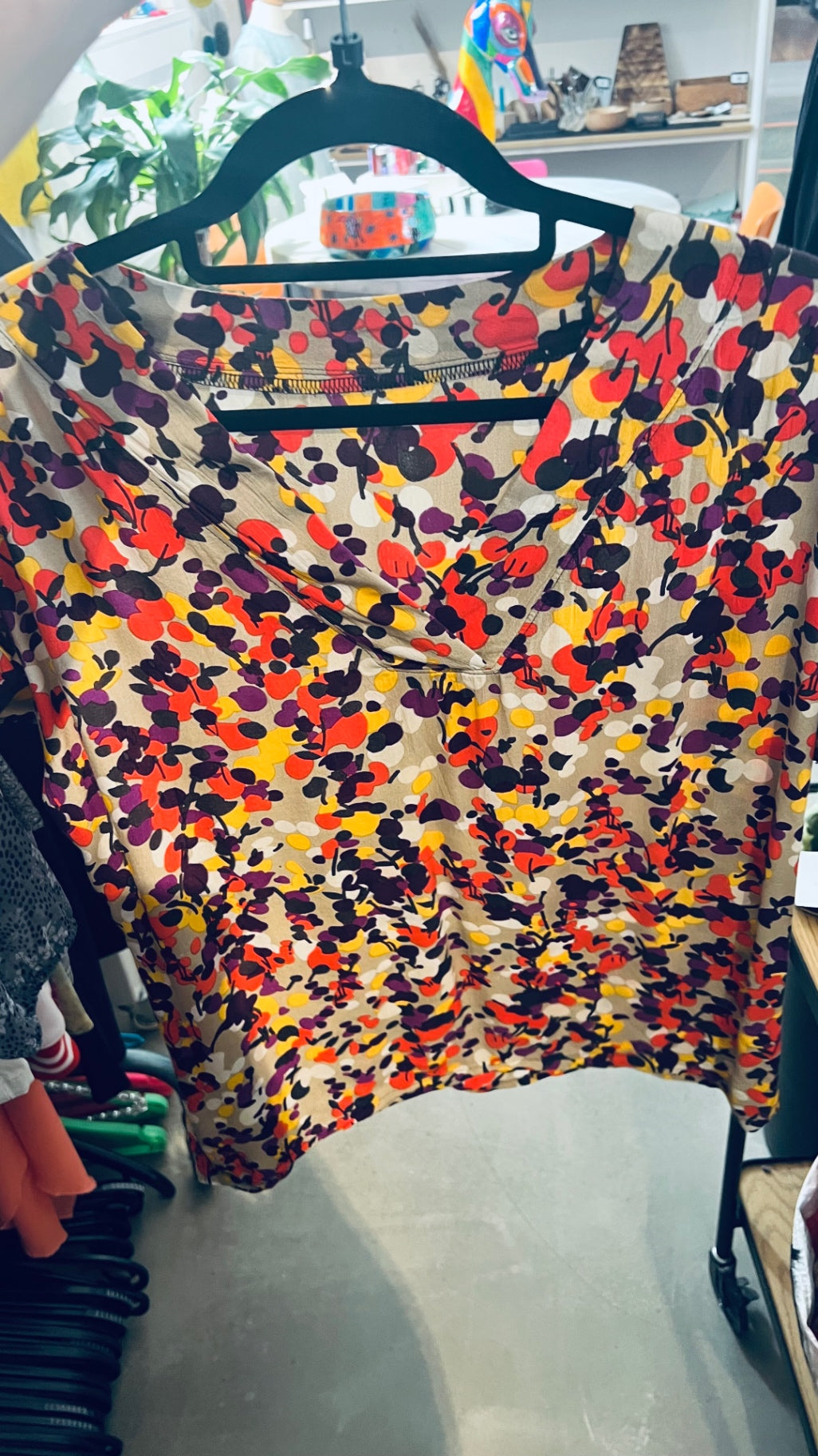 Bluse Orange Gr.: XL