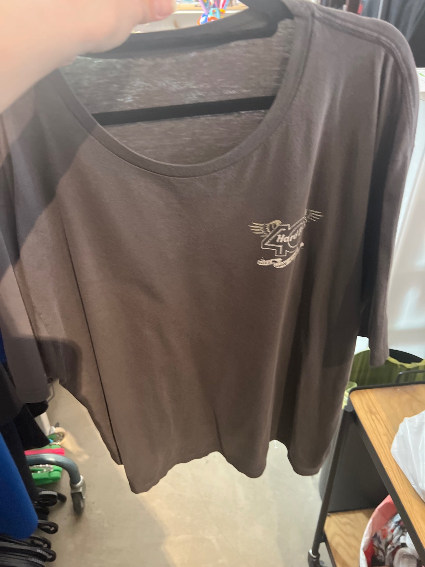 Hard Rock Cafe T-Shirt Braun Gr.: XL
