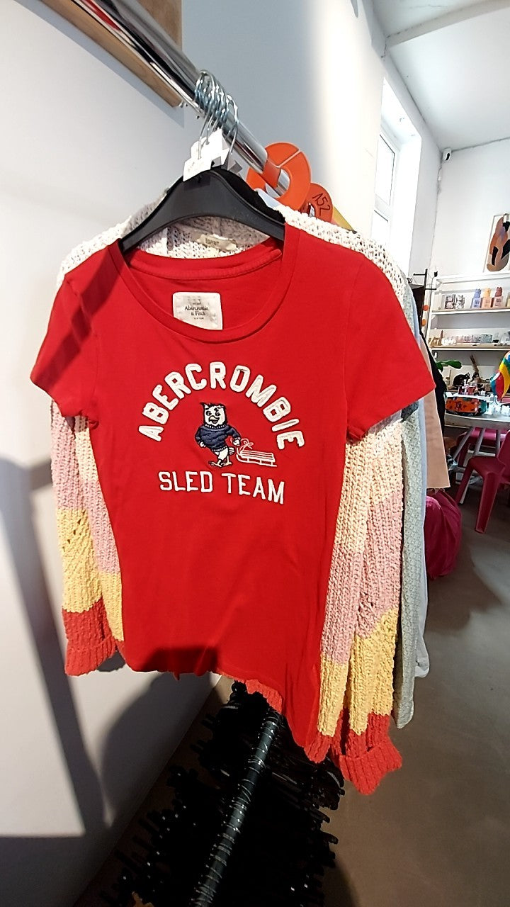 Abercrombie & Fitch T-Shirt Rot Gr.: M