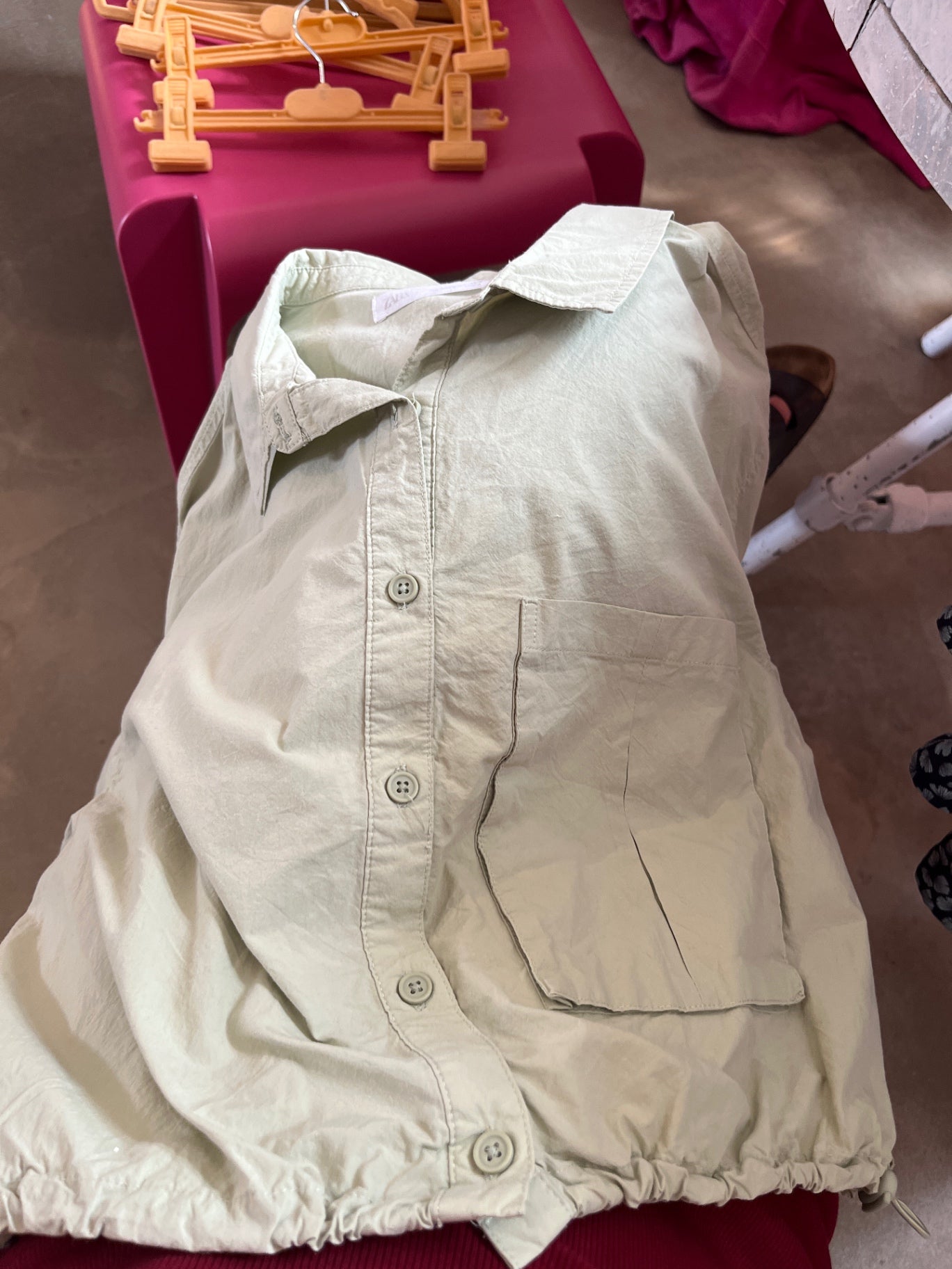 Zara Bluse Hellgrün Gr.: 152