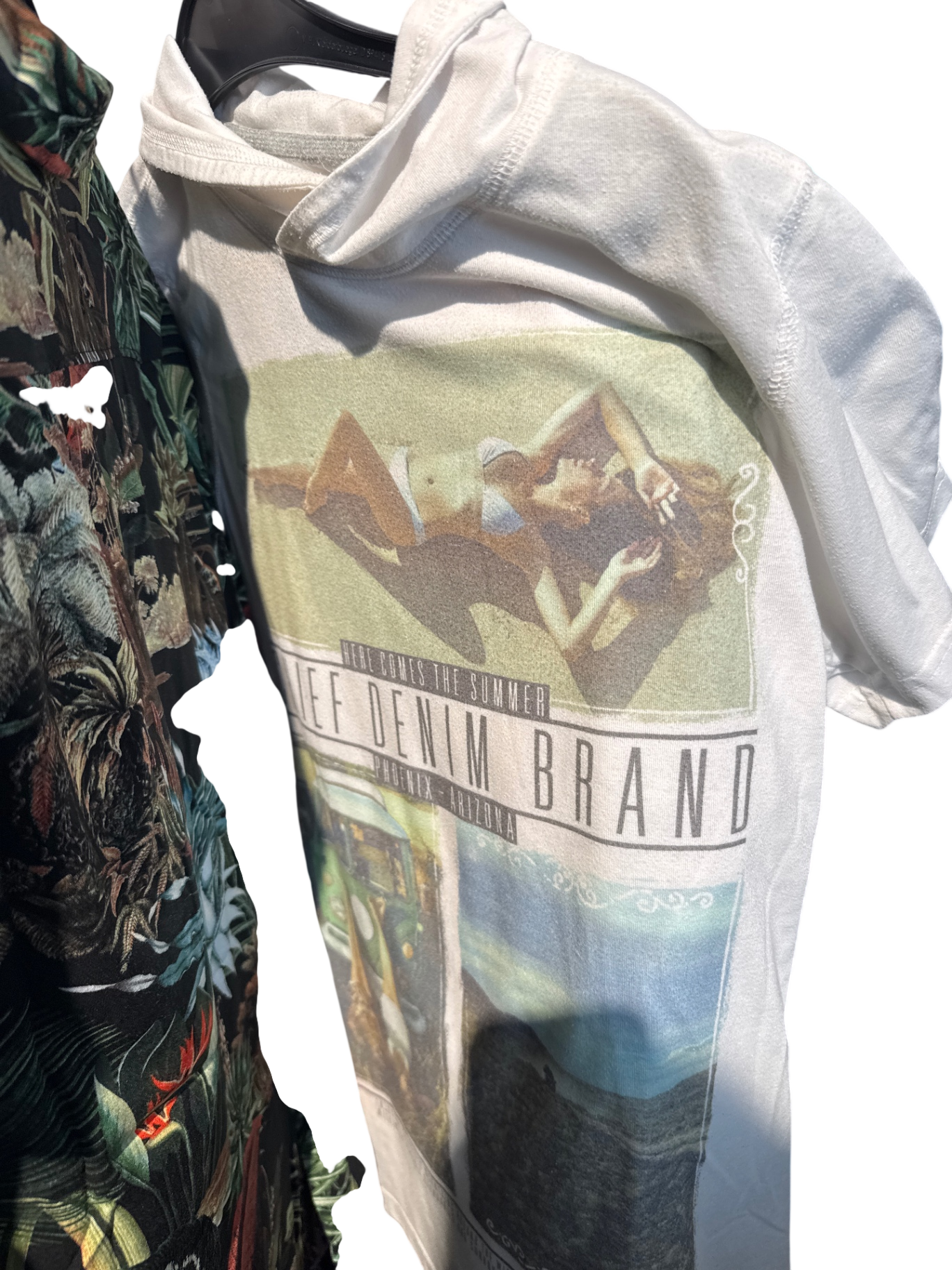 Chief T-Shirt Weiß bunt Gr.: M