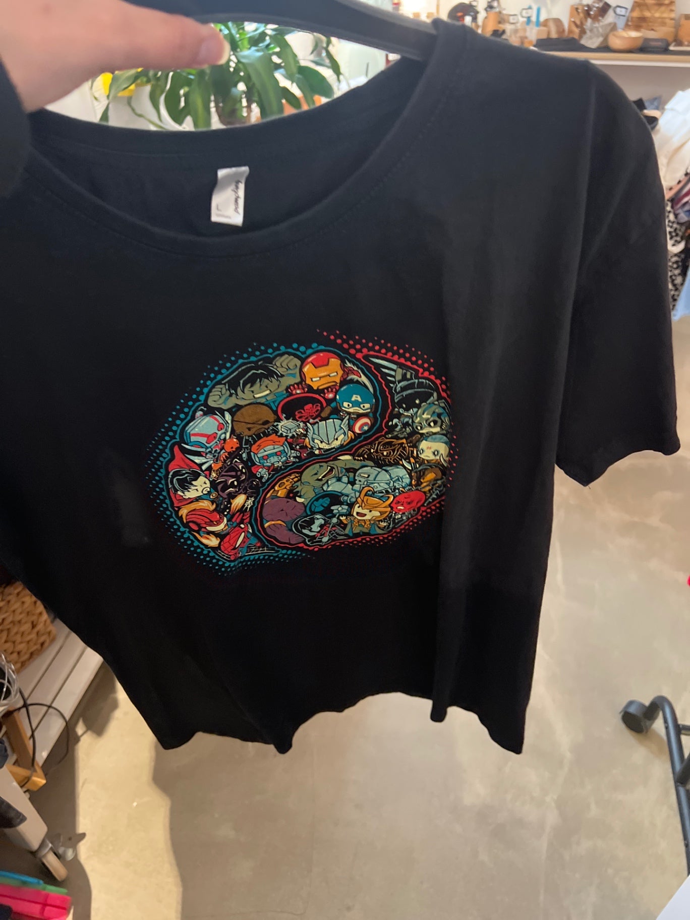 Pampling T-Shirt Schwarz Gr.: L