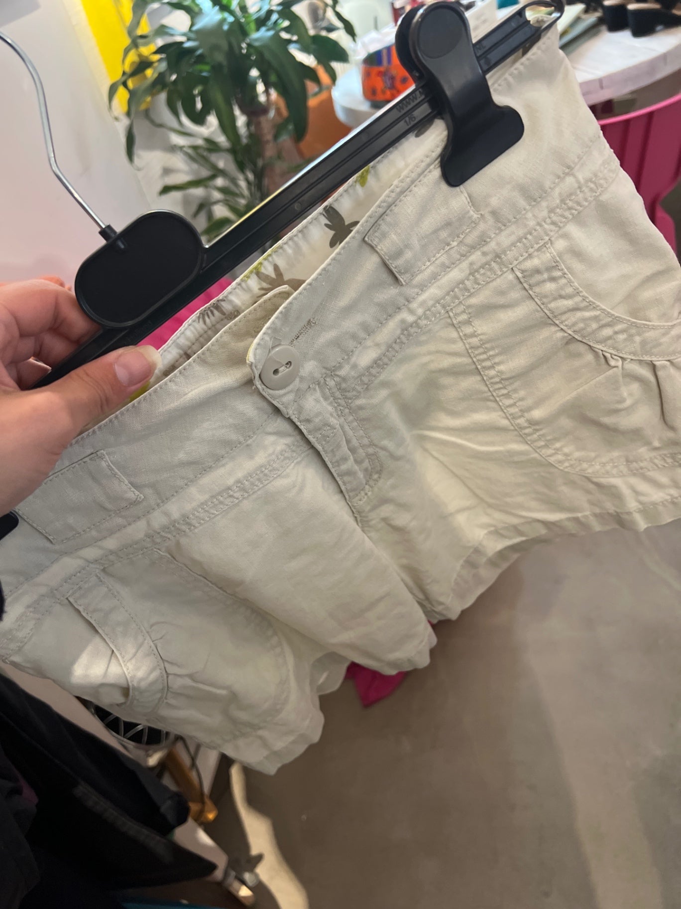 Vero moda Shorts Creme Gr.: M