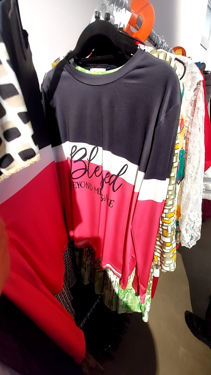 Shirt Schwarz, Weiß, Pink Gr.: XL
