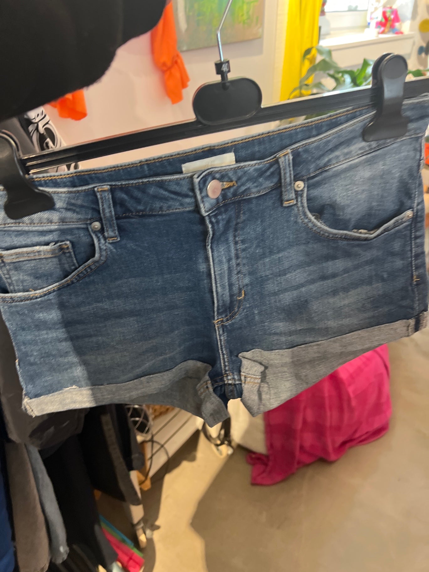 H&M Jeansshorts Blau Gr.: L