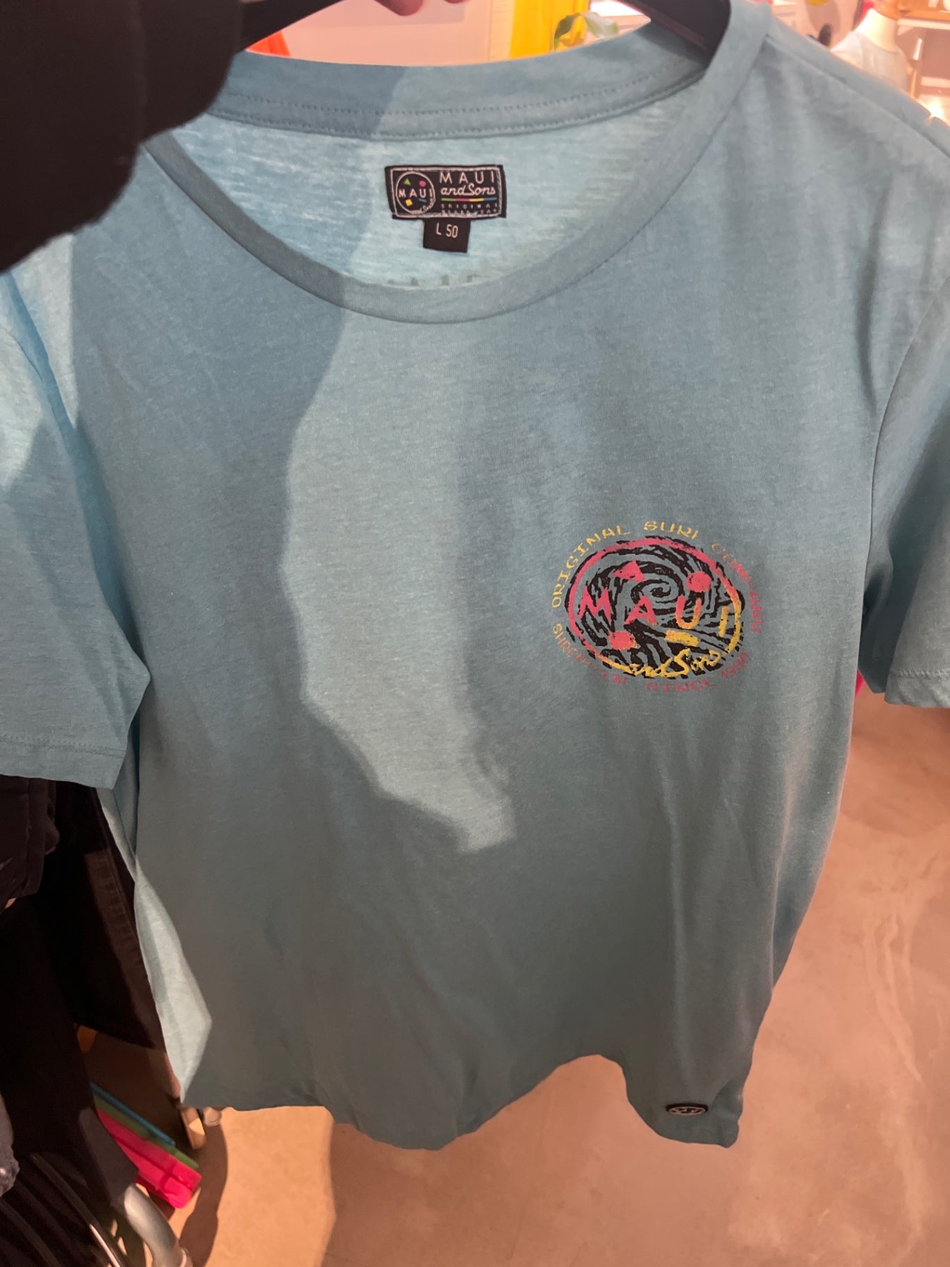 Maui and Sons T-Shirt Hellblau Gr.: L