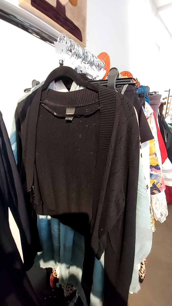 Esprit kurze Strickjacke Schwarz Gr.: M