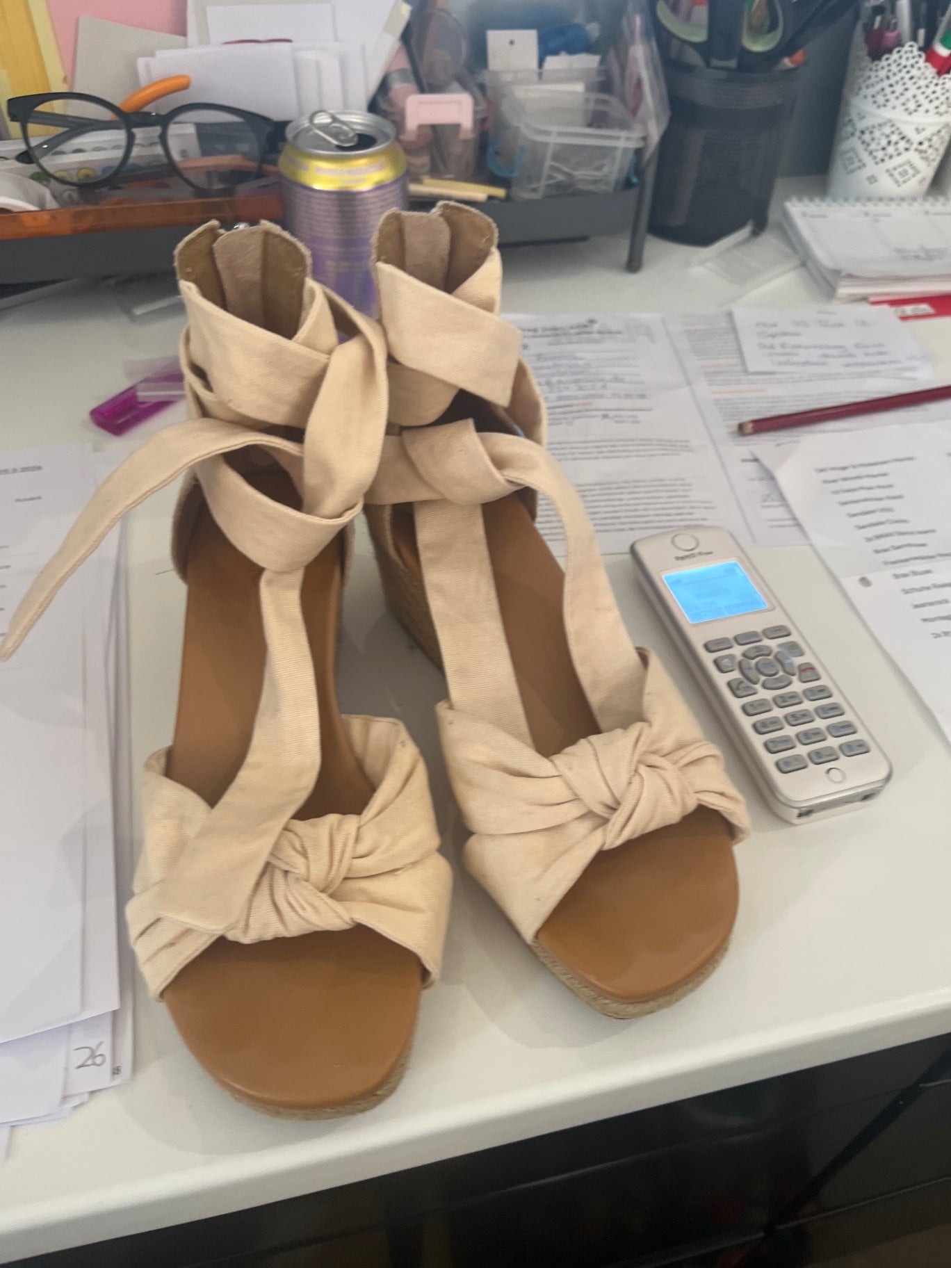 UGG Keilsandale Beige Gr.: 37