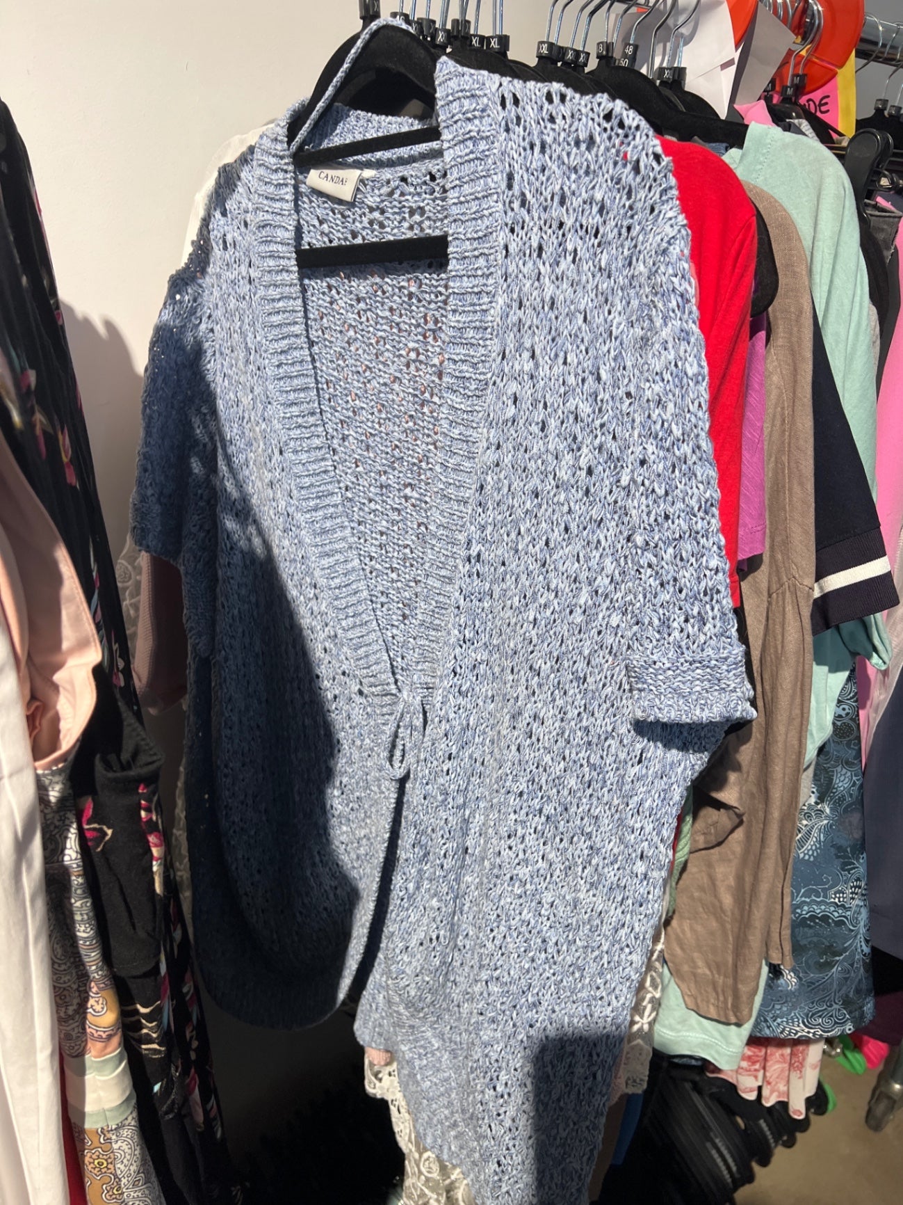 CANDA StrickJacke Blau Gr.: XL