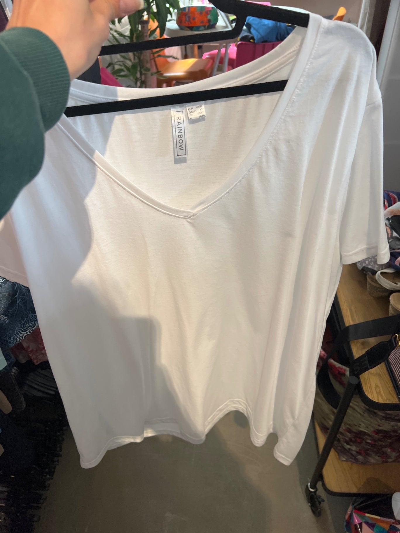 RAINBOW T-Shirt Weiss Gr.: 48/50