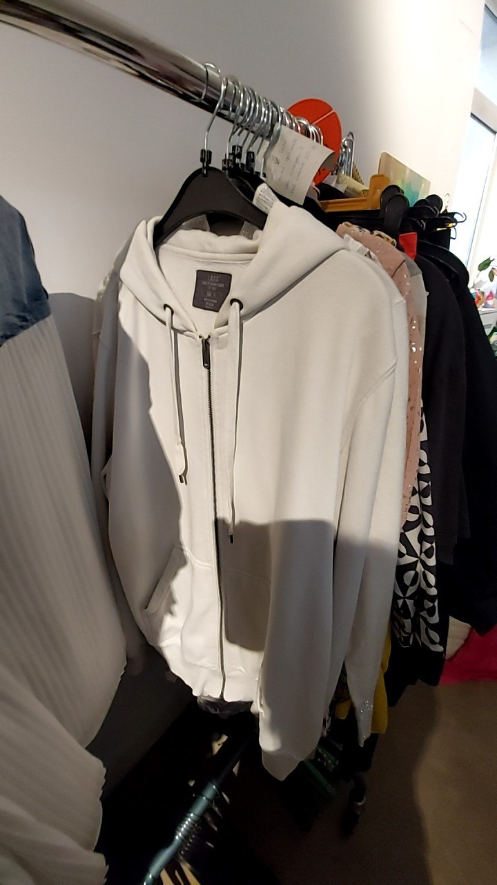 LOGG Sweatjacke Weiß Gr.: XL