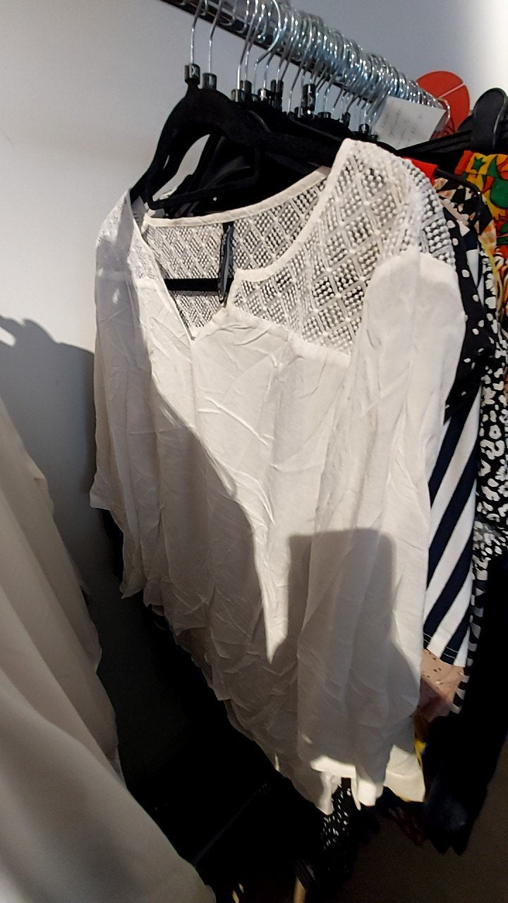 Jean Pascale Blusenshirt Weiß Gr.: 44