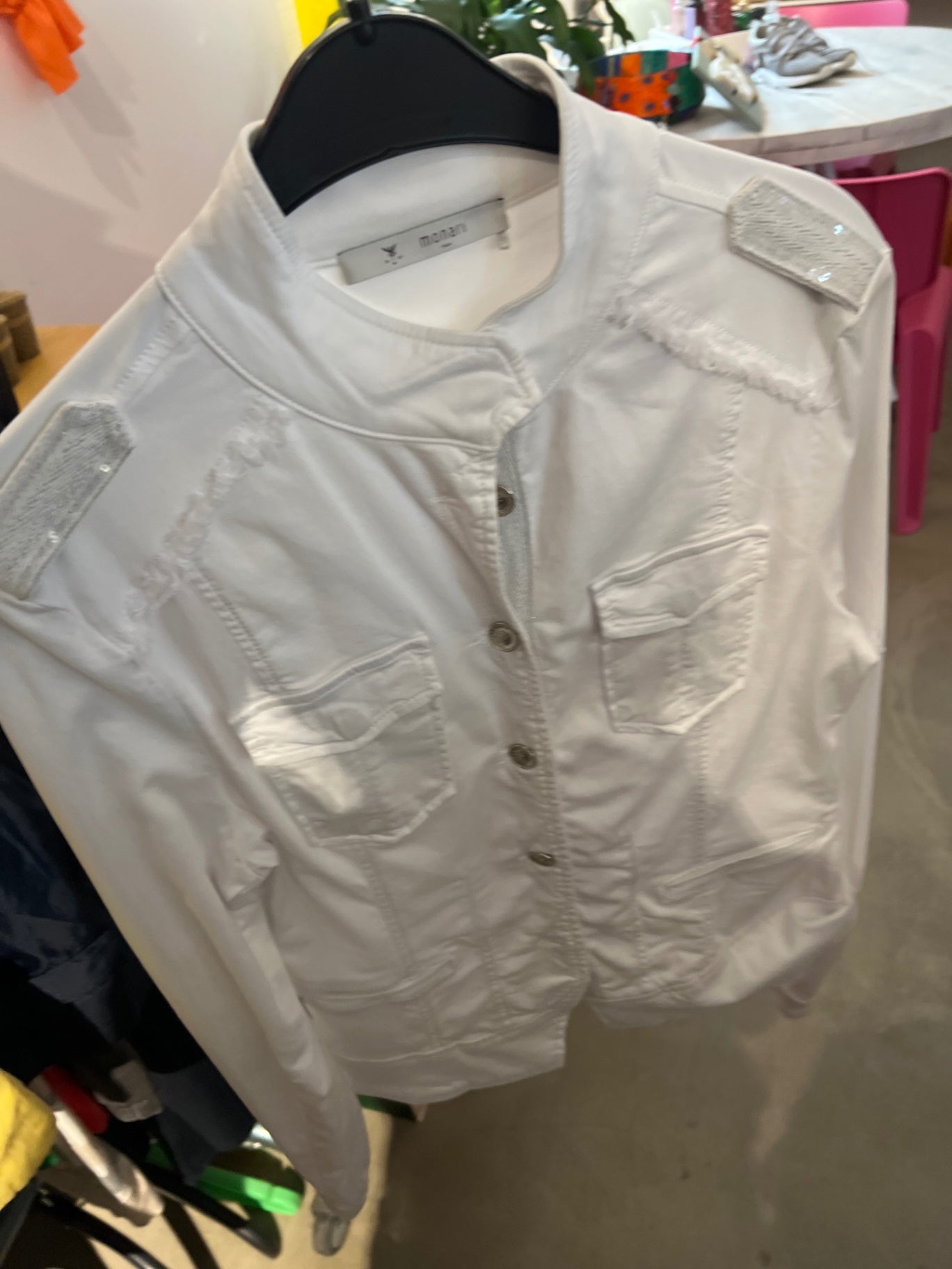 Monari JeansJacke Weiß Gr.: S