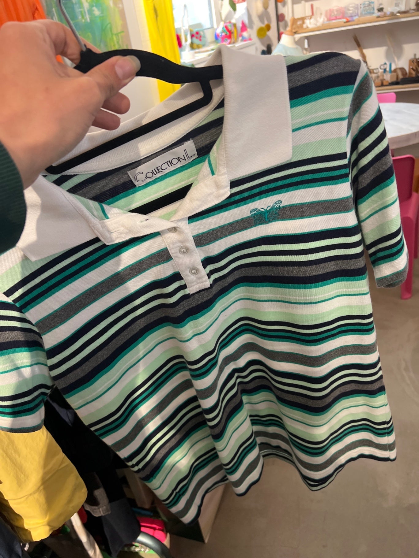 COLLECTION L Poloshirt Grün Gr.: M