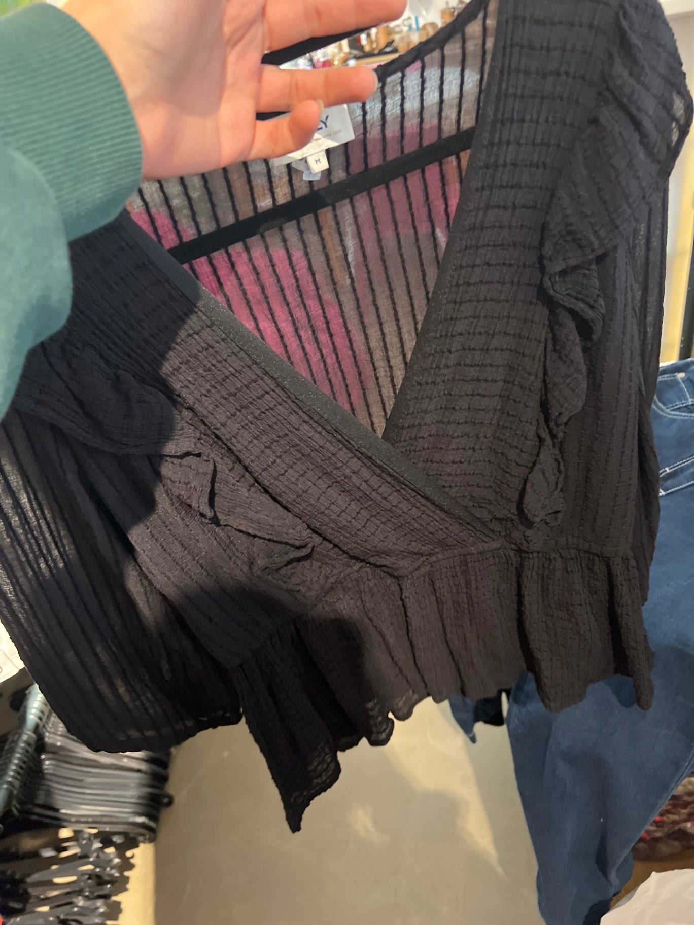 Only Bluse schwarz Gr.: M