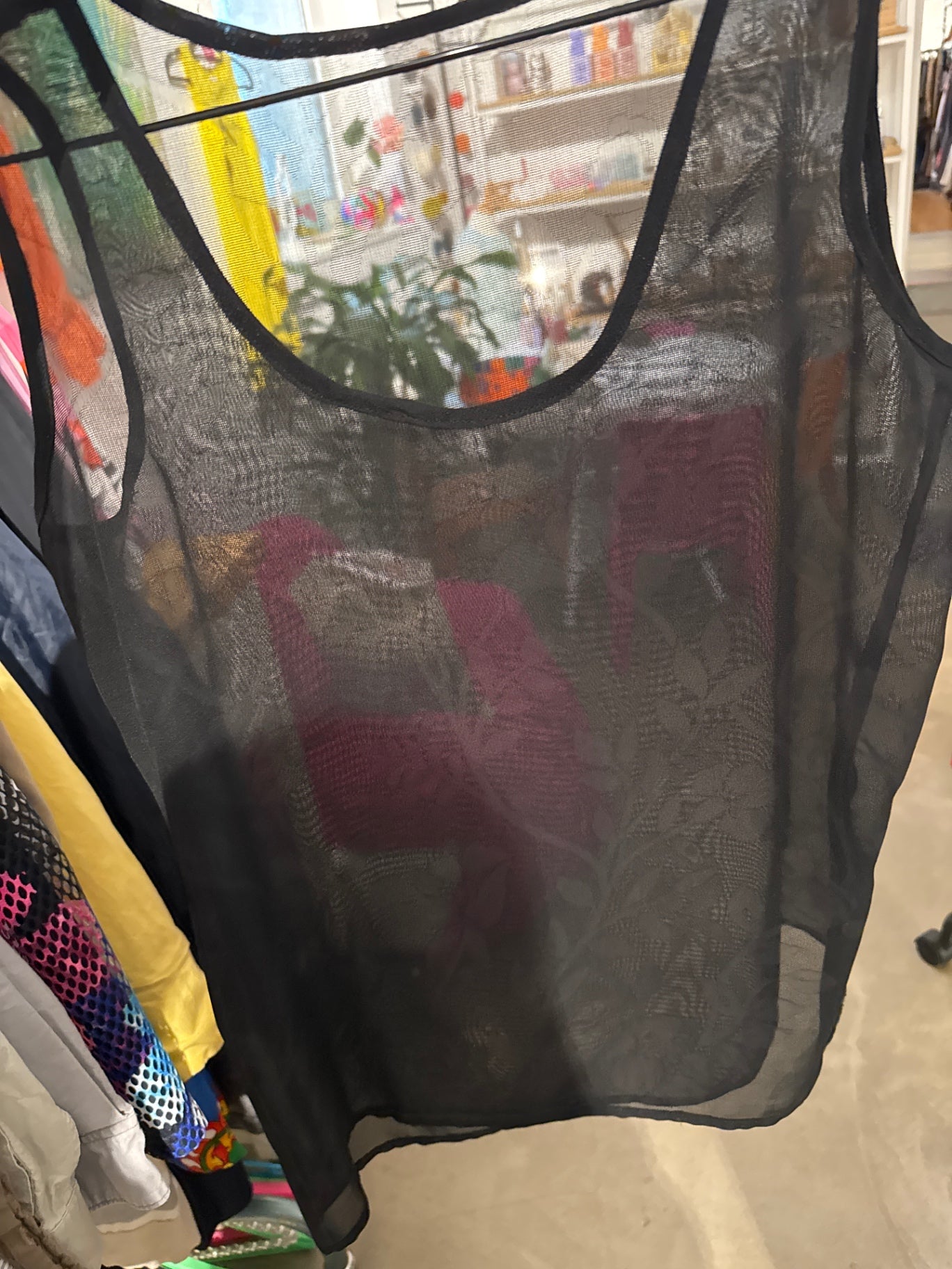 Top Schwarz Gr.: XL