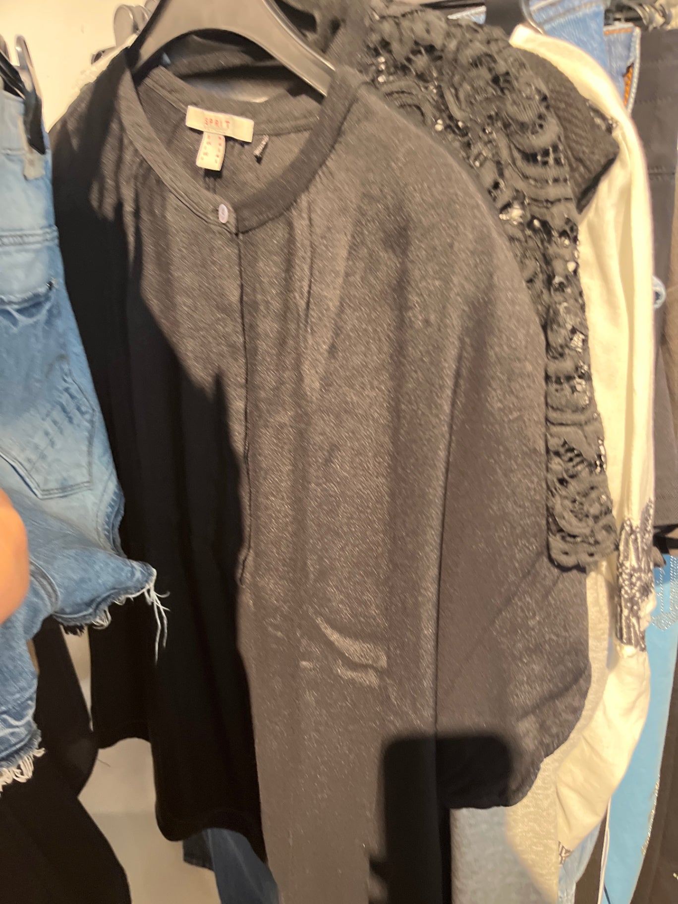Esprit Bluse Schwarz Gr.: M