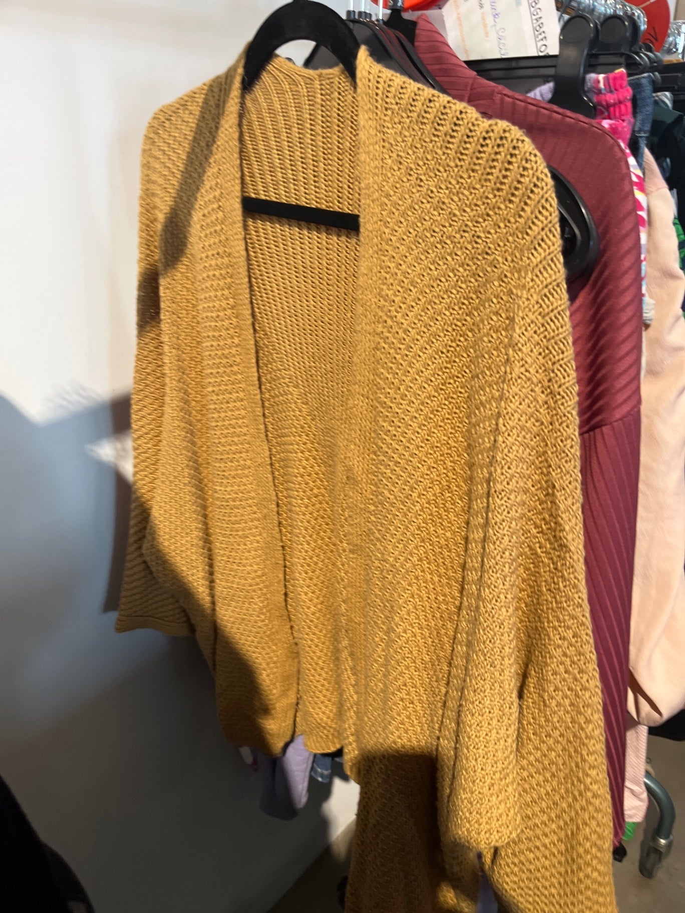 Strickjacke Gelb Gr.: M