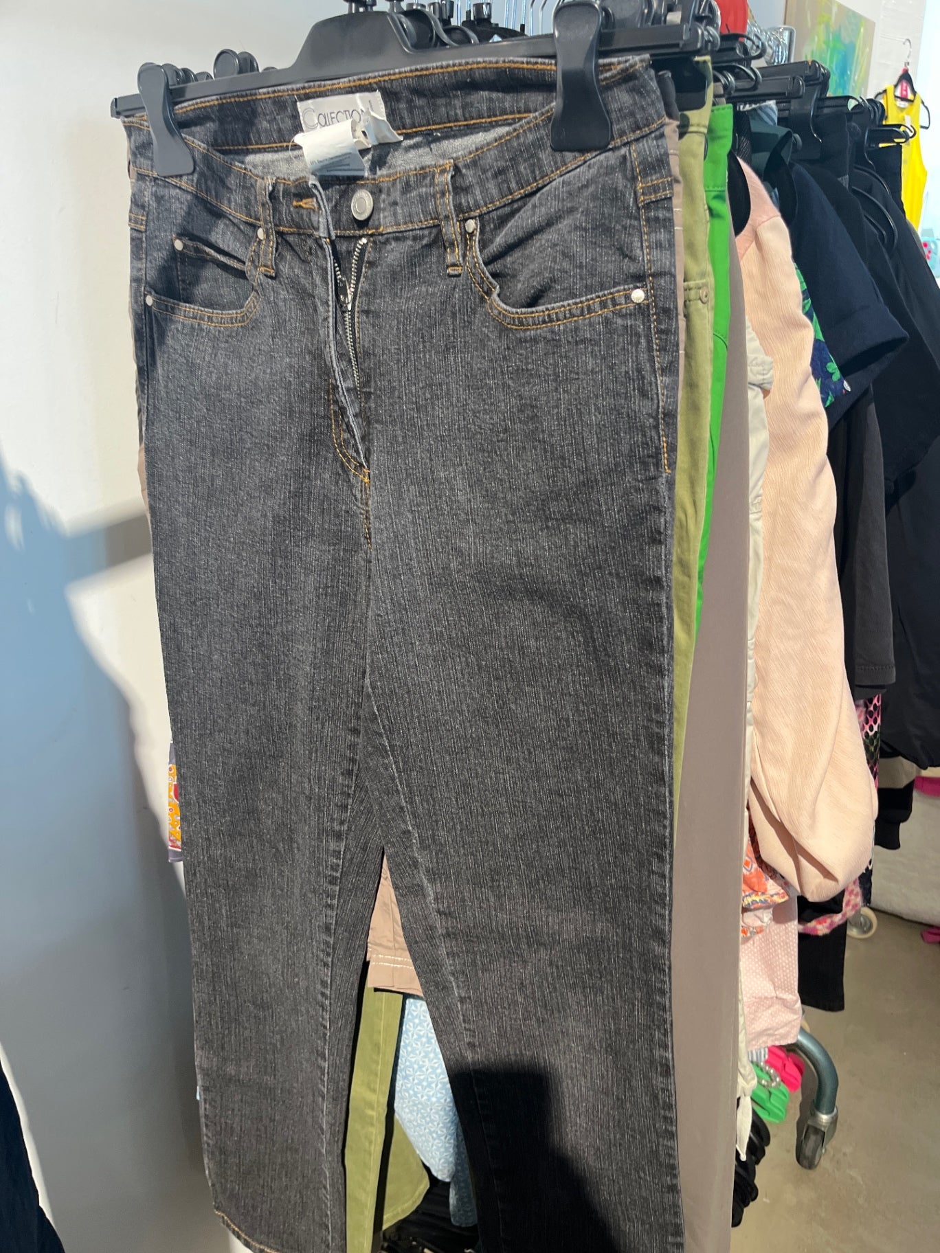 Collection L Jeans Grau Gr.: M