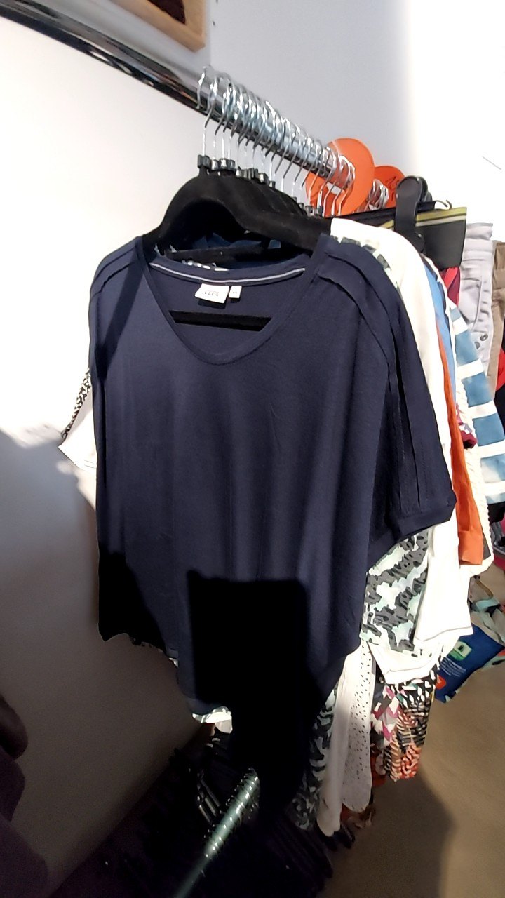 CECIL T-Shirt Dunkelblau Gr.: XXL