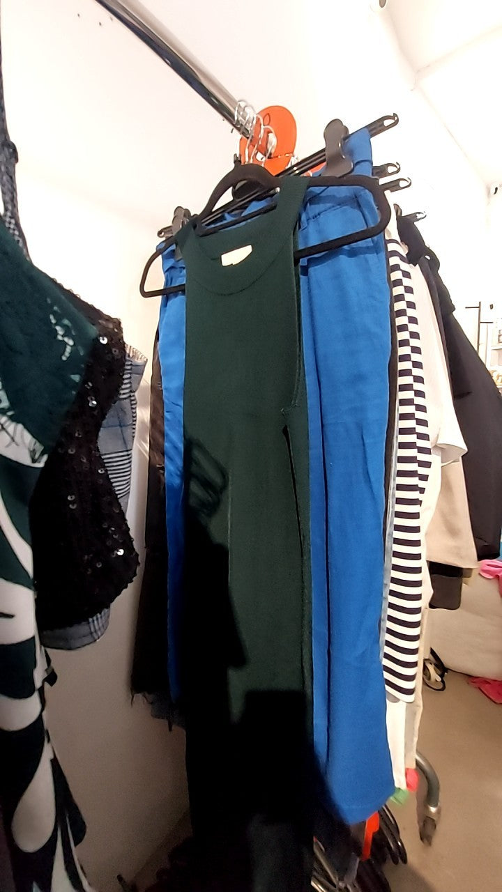 H&M Kleid Dunkelgrün Gr.: M