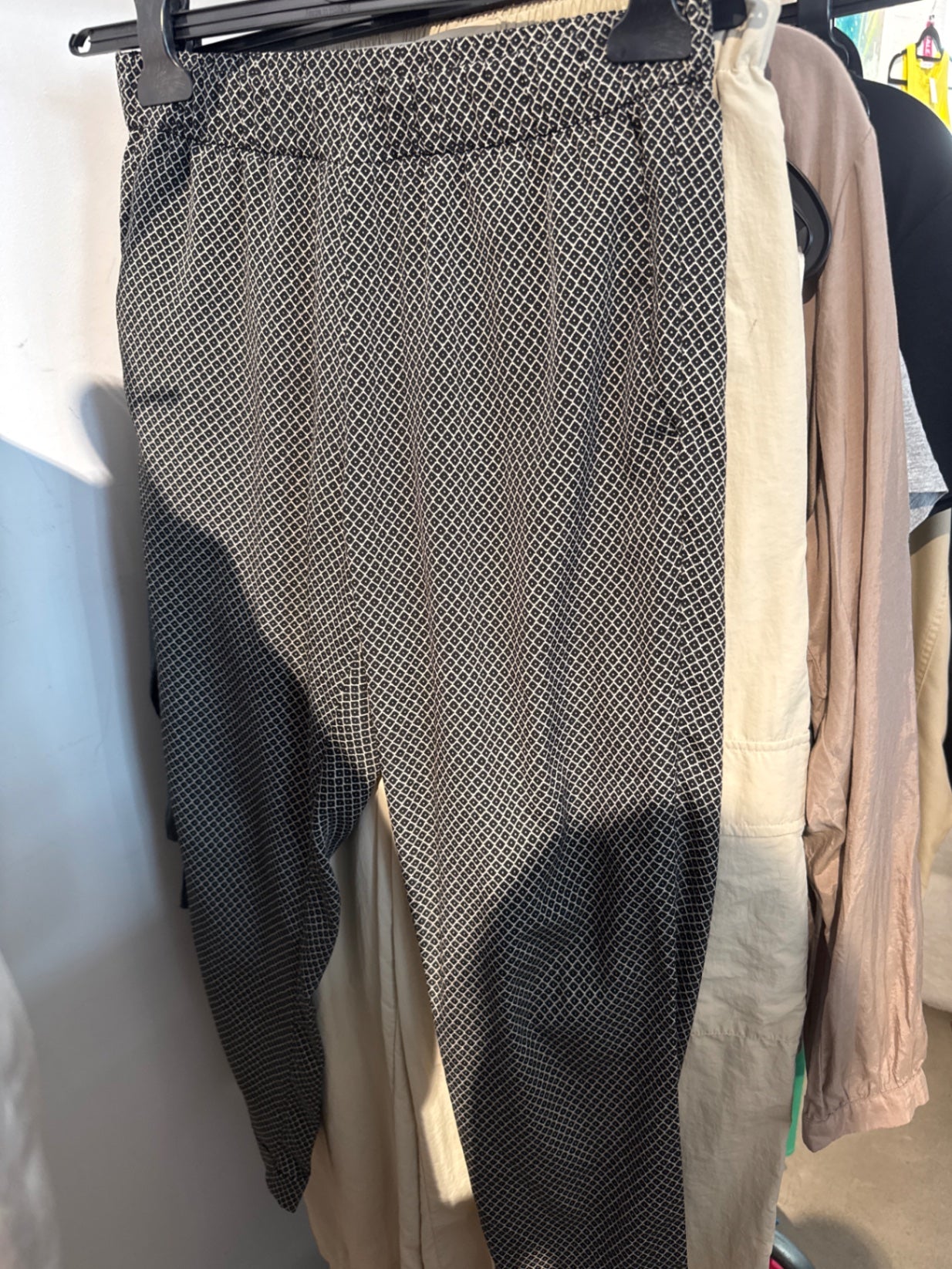 H&M Hose Schwarz/Weiß Muster Gr.: 36