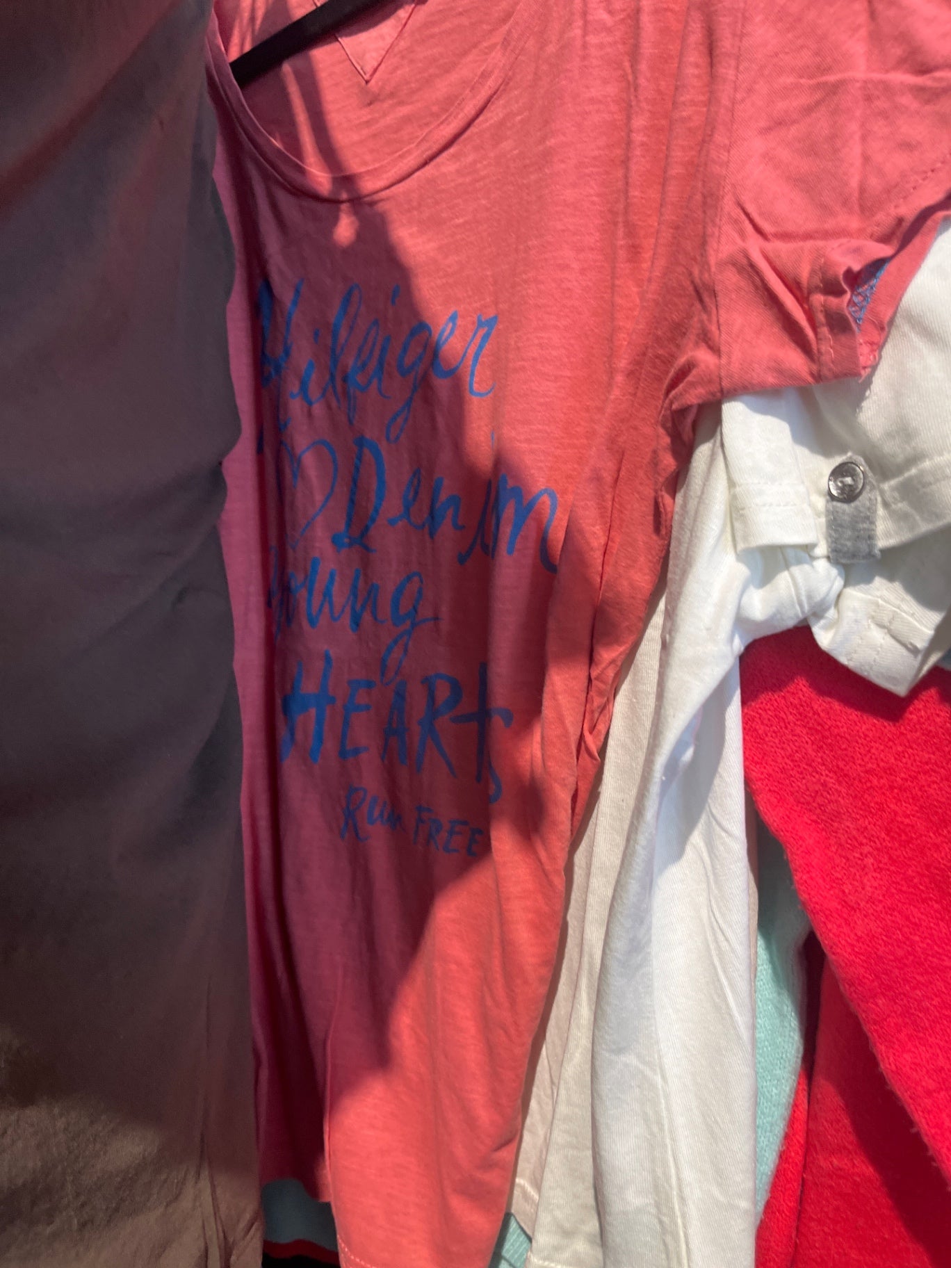 Tommy Hilfiger T-Shirt Hellrot Gr.: XL