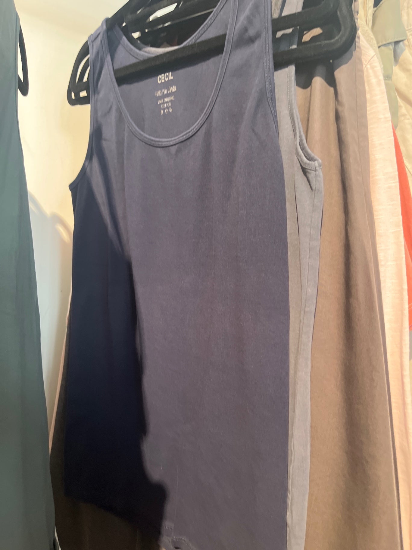 CECIL Tank Top Blau Gr.: M