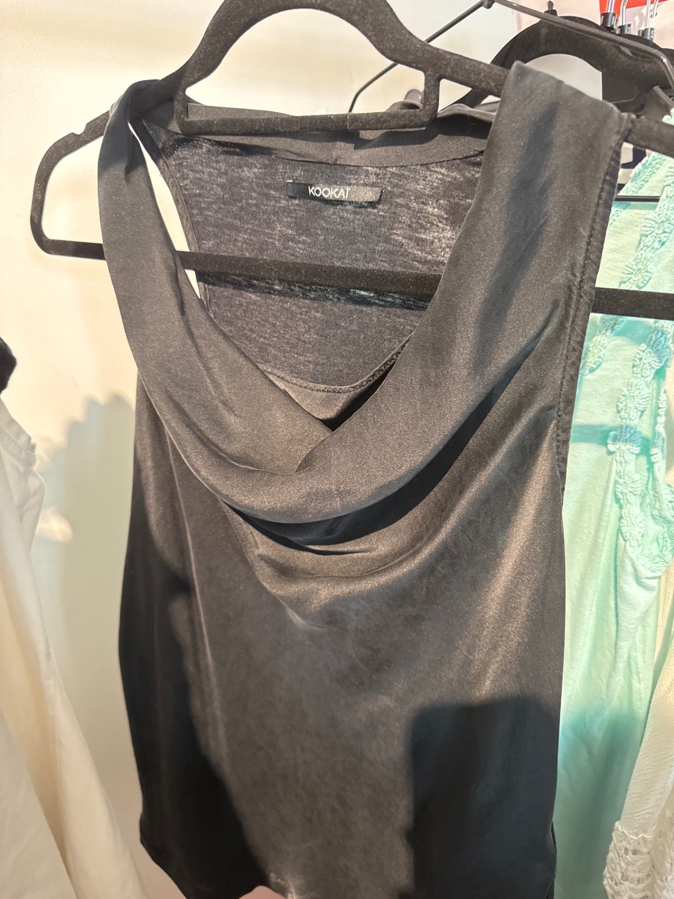 KOOKAI Top Schwarz Gr.: S