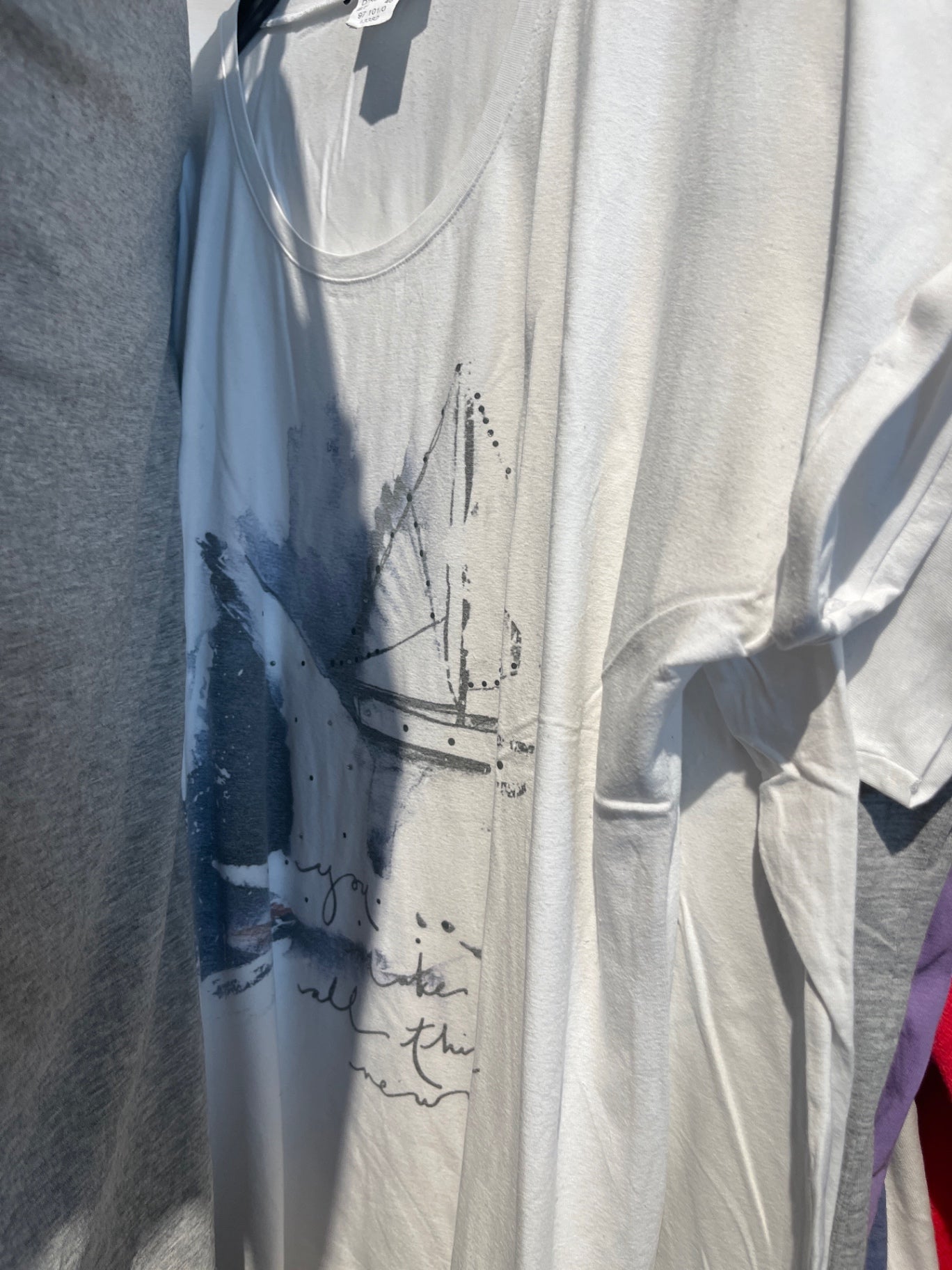 Amy Vermont T-Shirt Weiß Gr.: 44