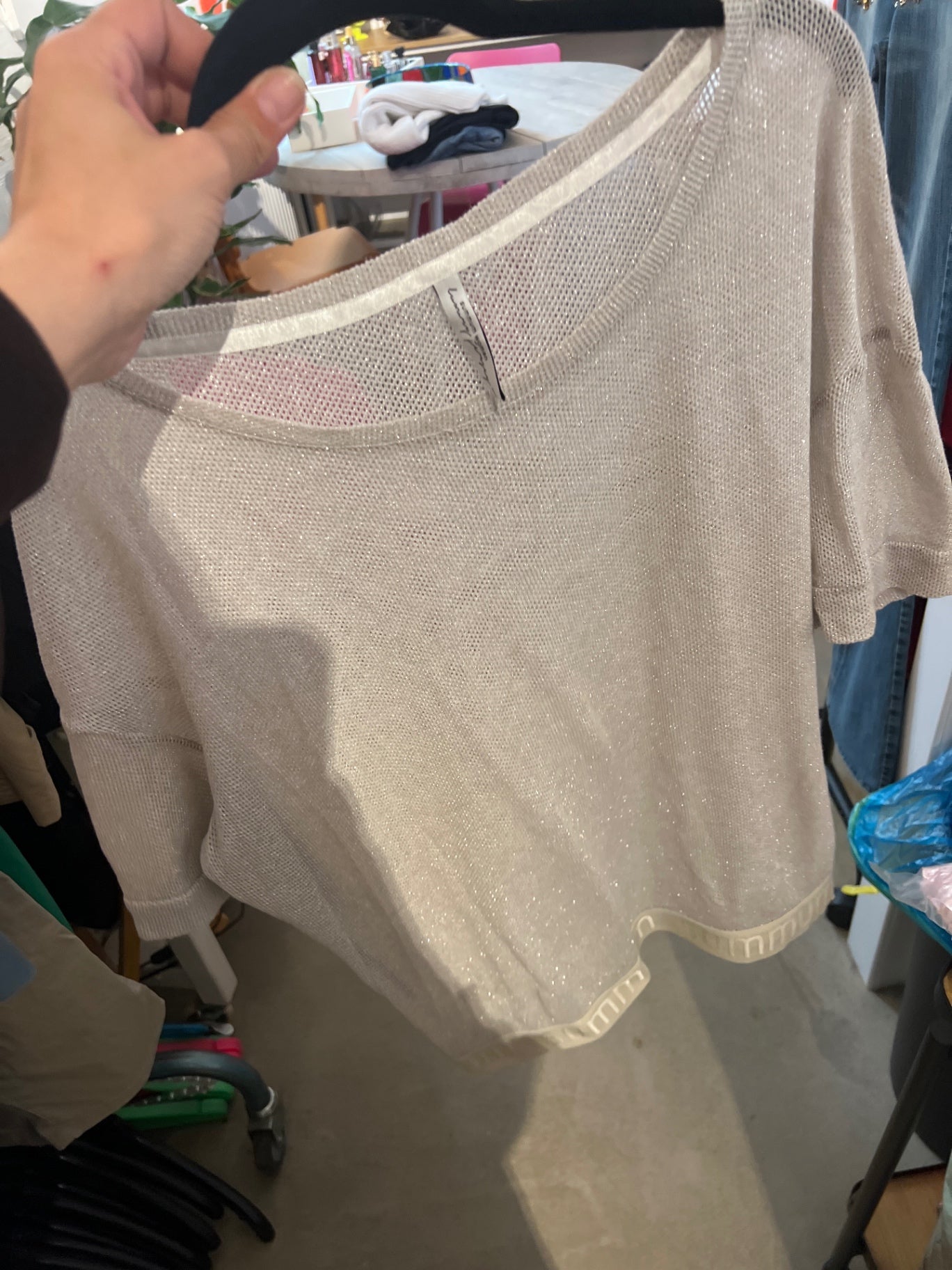 Summum T-Shirt Beige Gr.: S