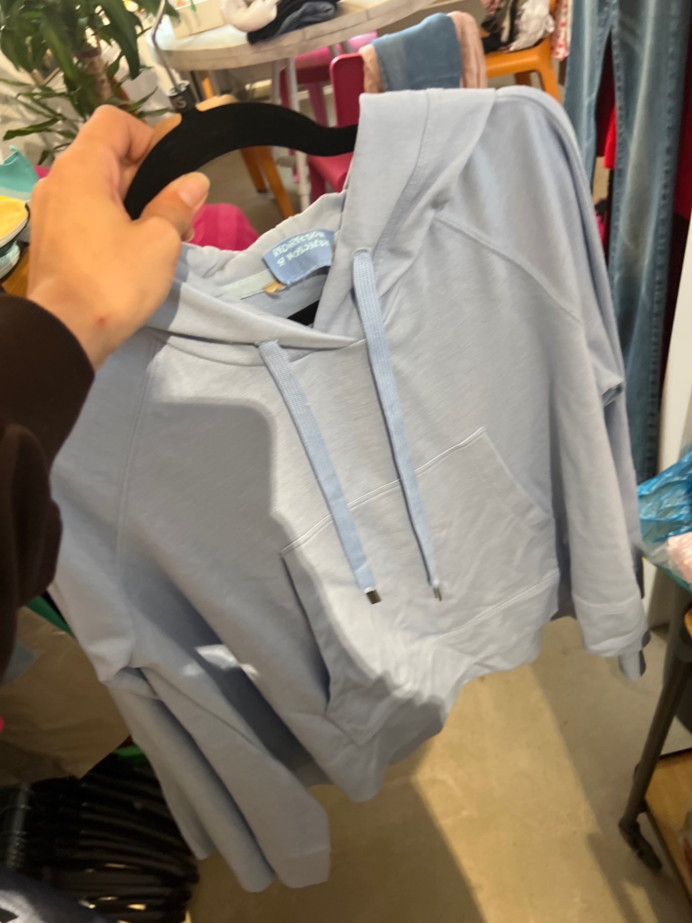 Redirection Hoodie Hellblau Gr.: XS