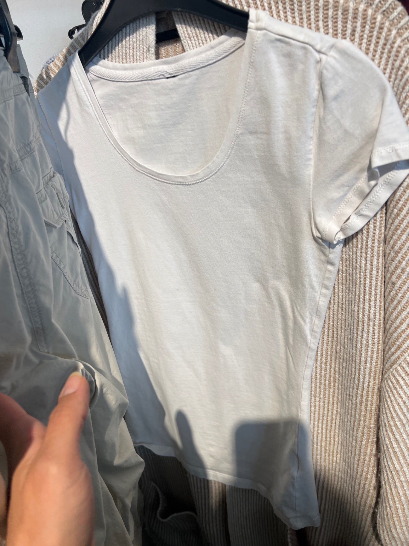 T-Shirt Weiß Gr.: S