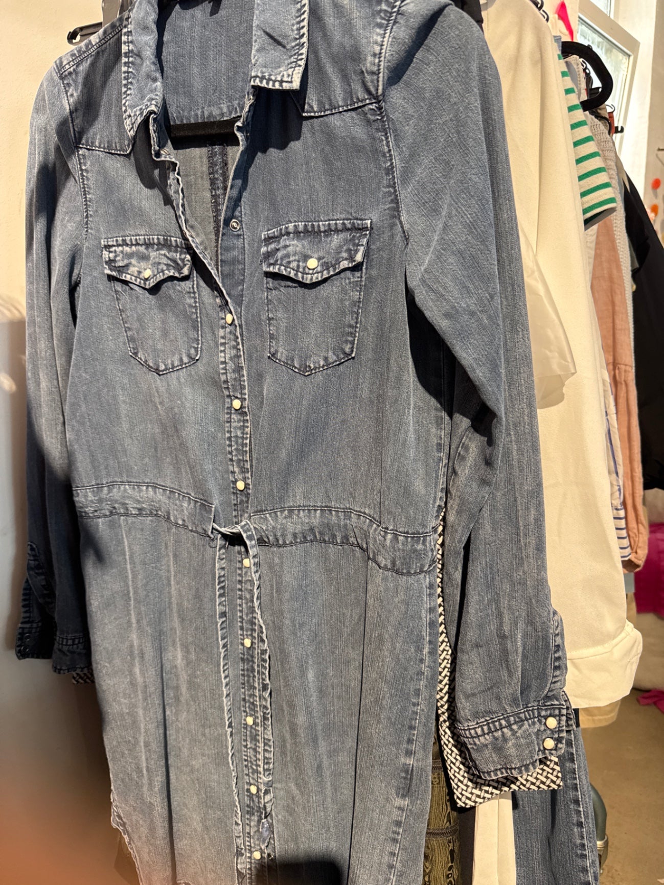 Vero Moda Jeanskleid Blau Gr.: S