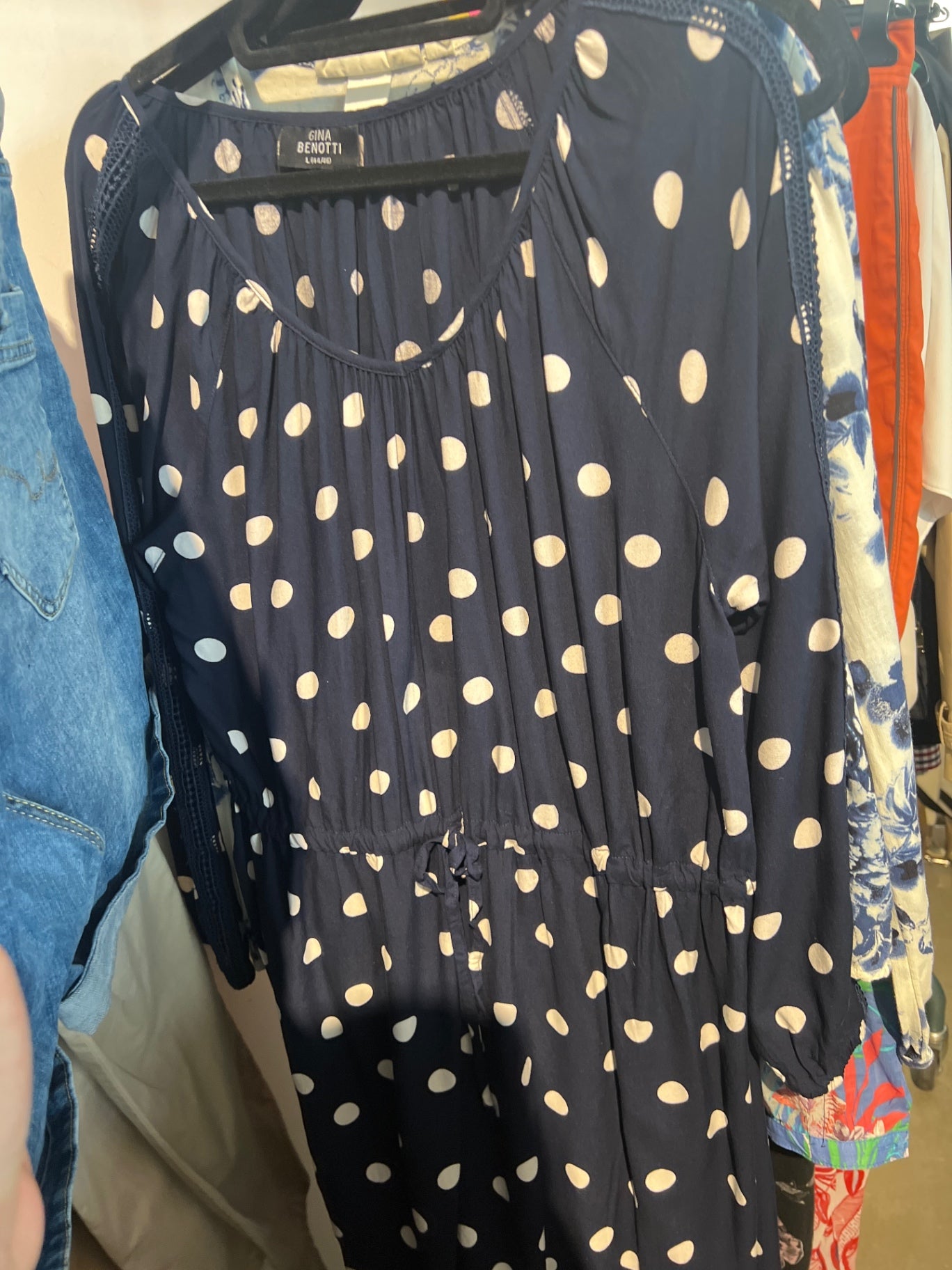 GINA BENOTTI Kleid Marineblau Gr.: 44/46