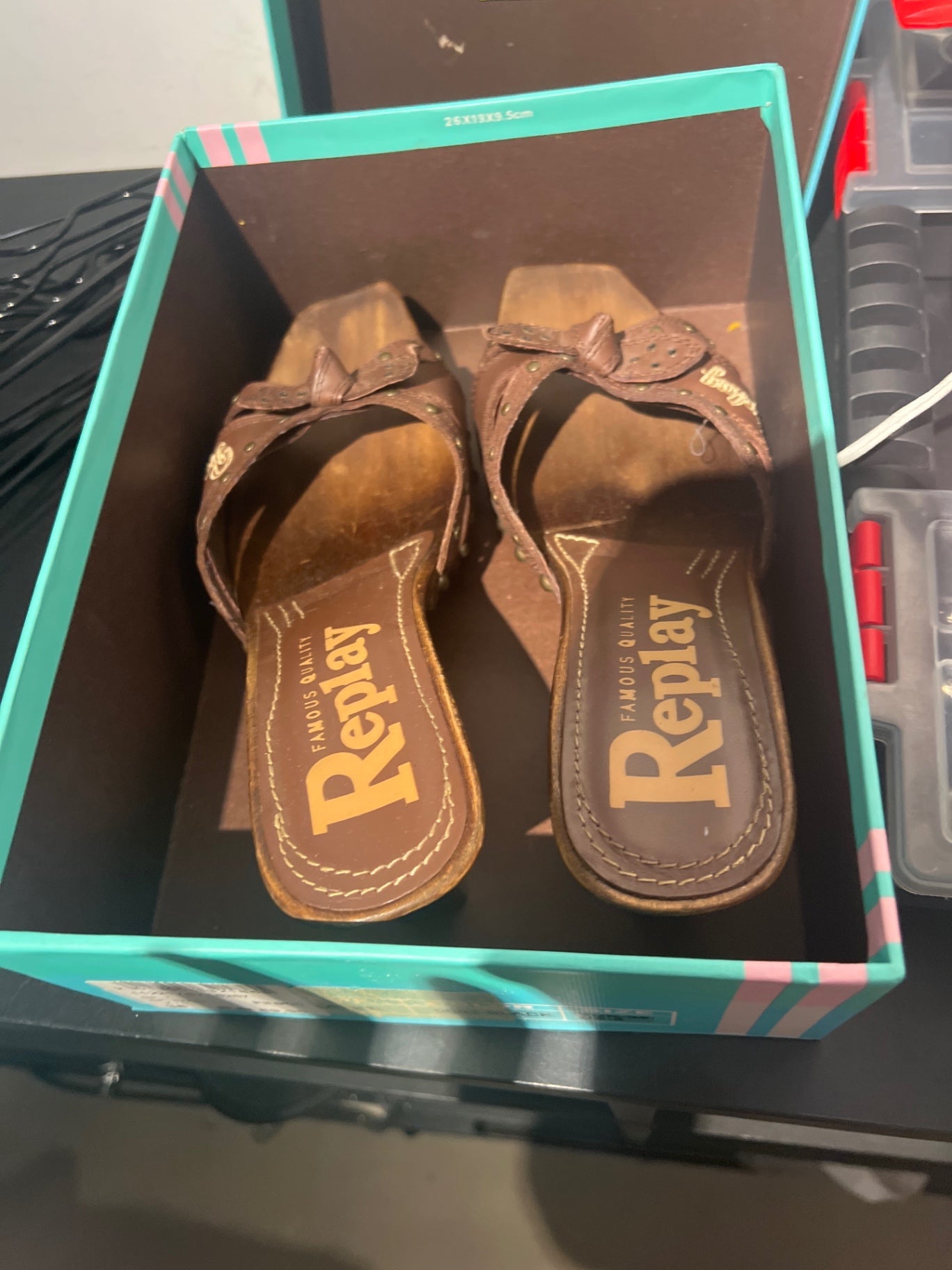 Replay Sandalen Braun Gr.: 38