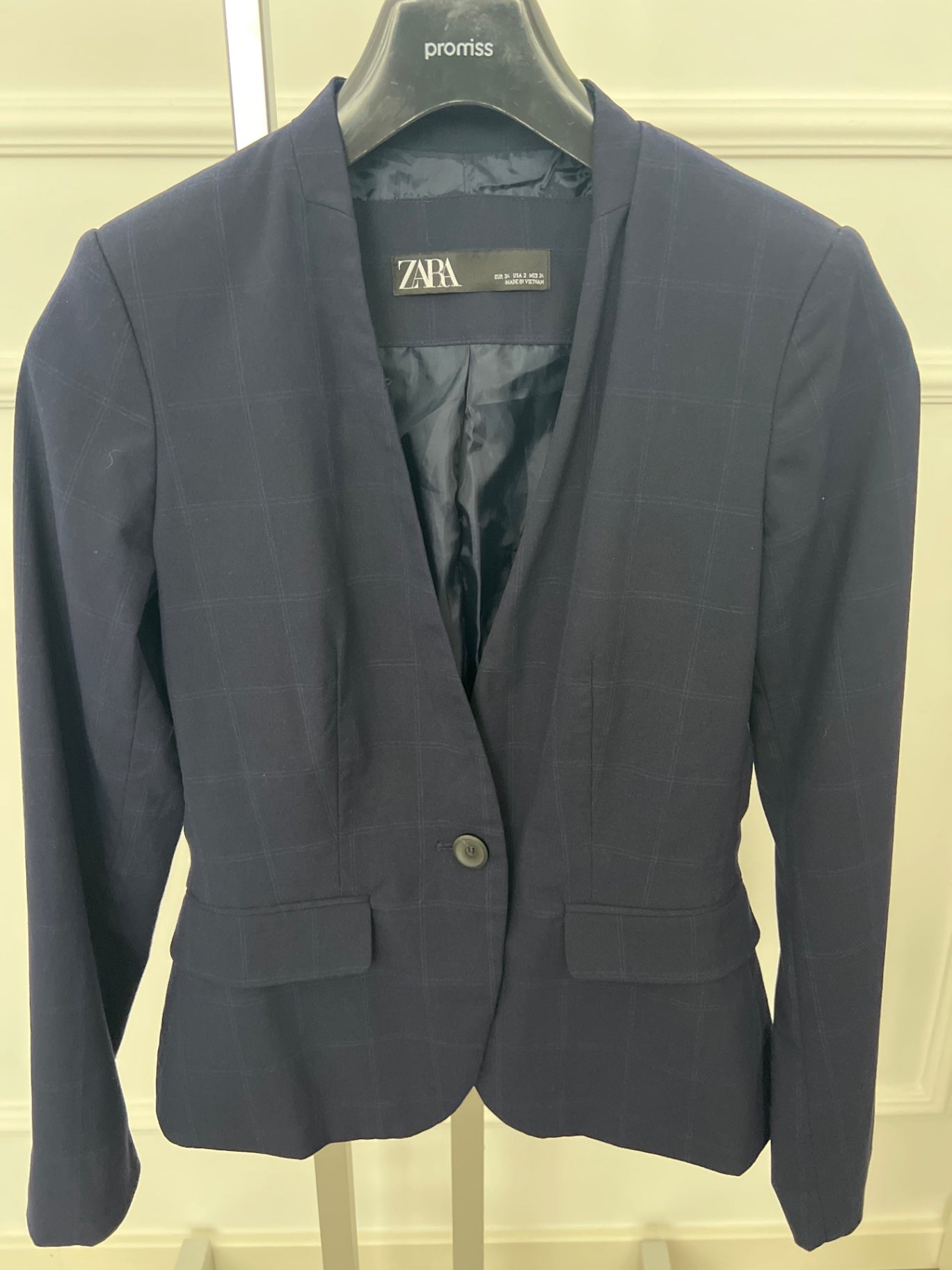 Zara Blazer 34 Dunkelblau