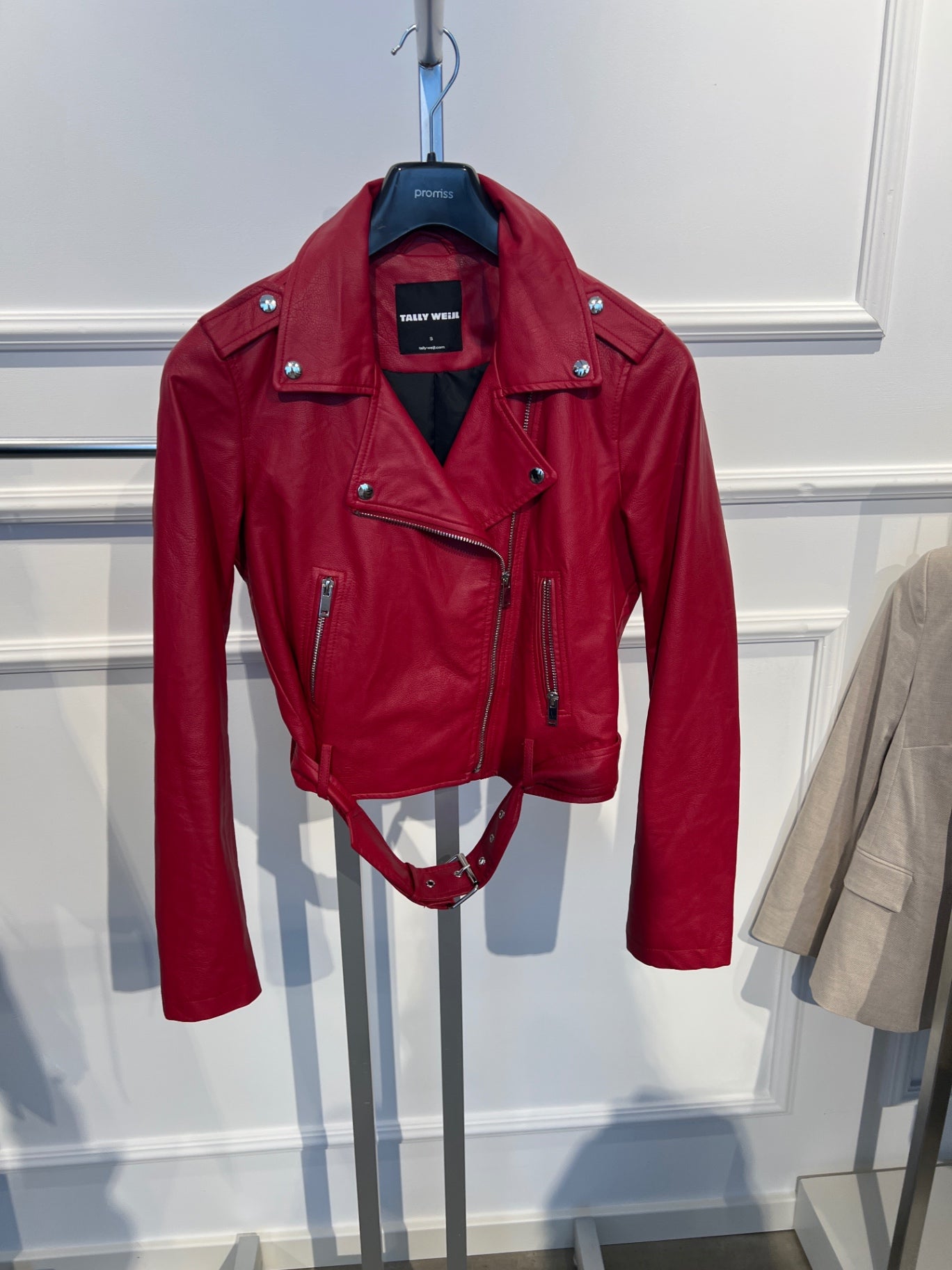 Tally Weijl Lederjacke S Rot