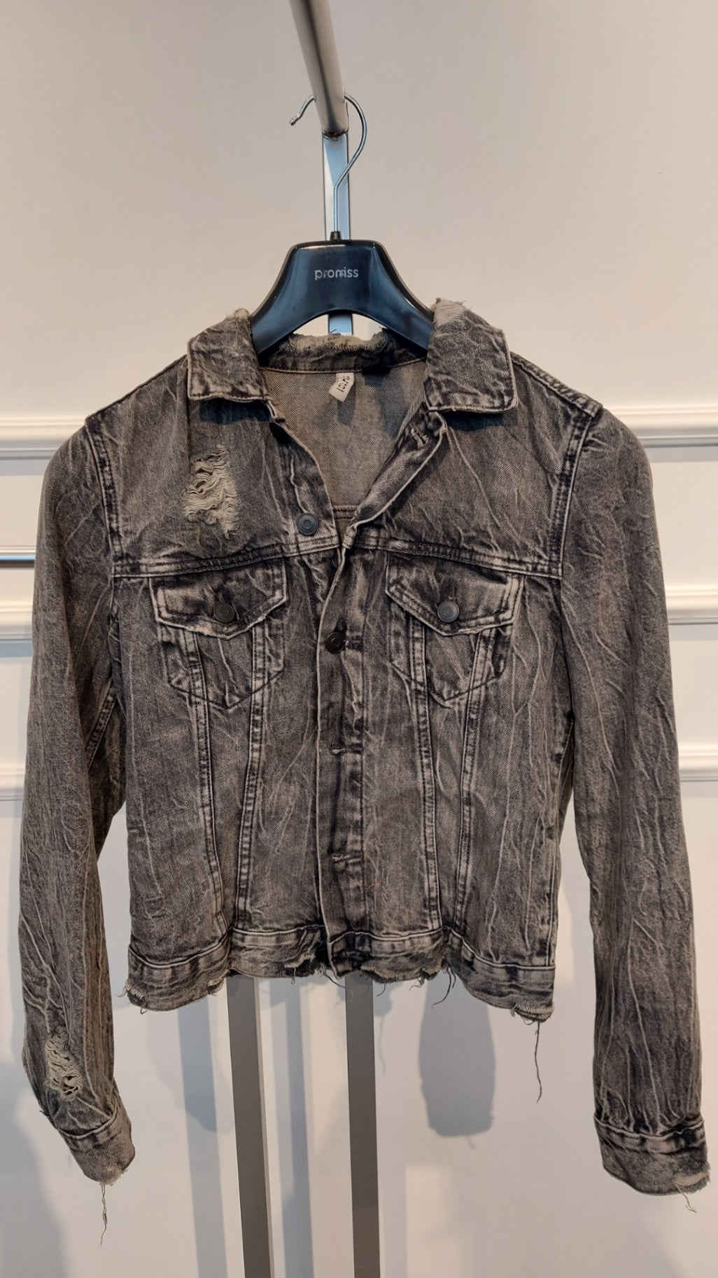 36 DIVIDED Jeansjacke Grau
