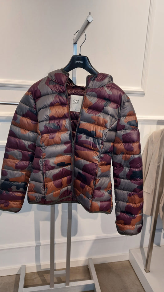 S Q/S designed by Daunenjacke Mehrfarbig (grau, lila, orange)